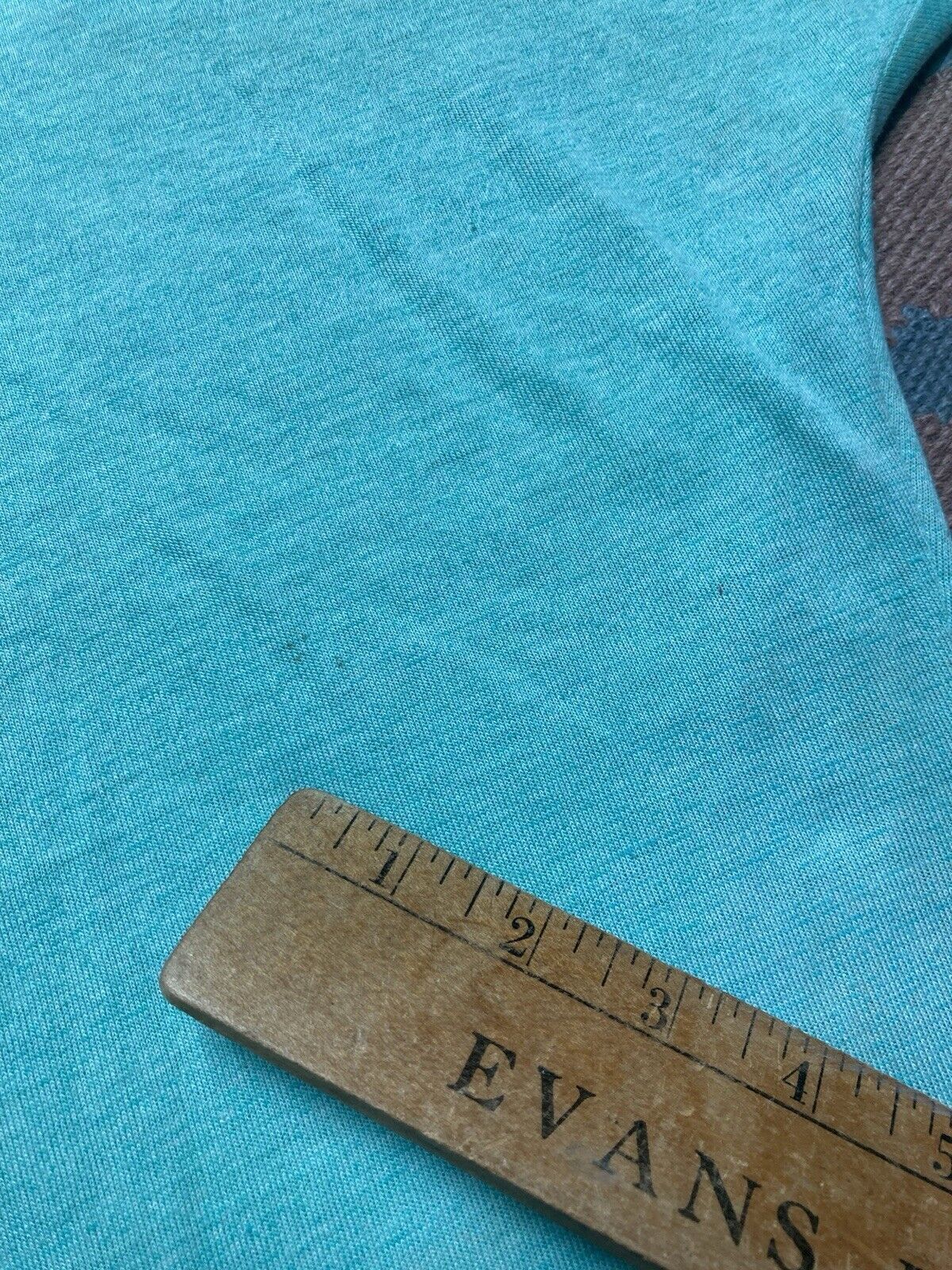 Vintage 70s t shirt soft thin distressed Tiffany blue boxy XL cotton Size US XL / EU 56 / 4 - 10 Thumbnail
