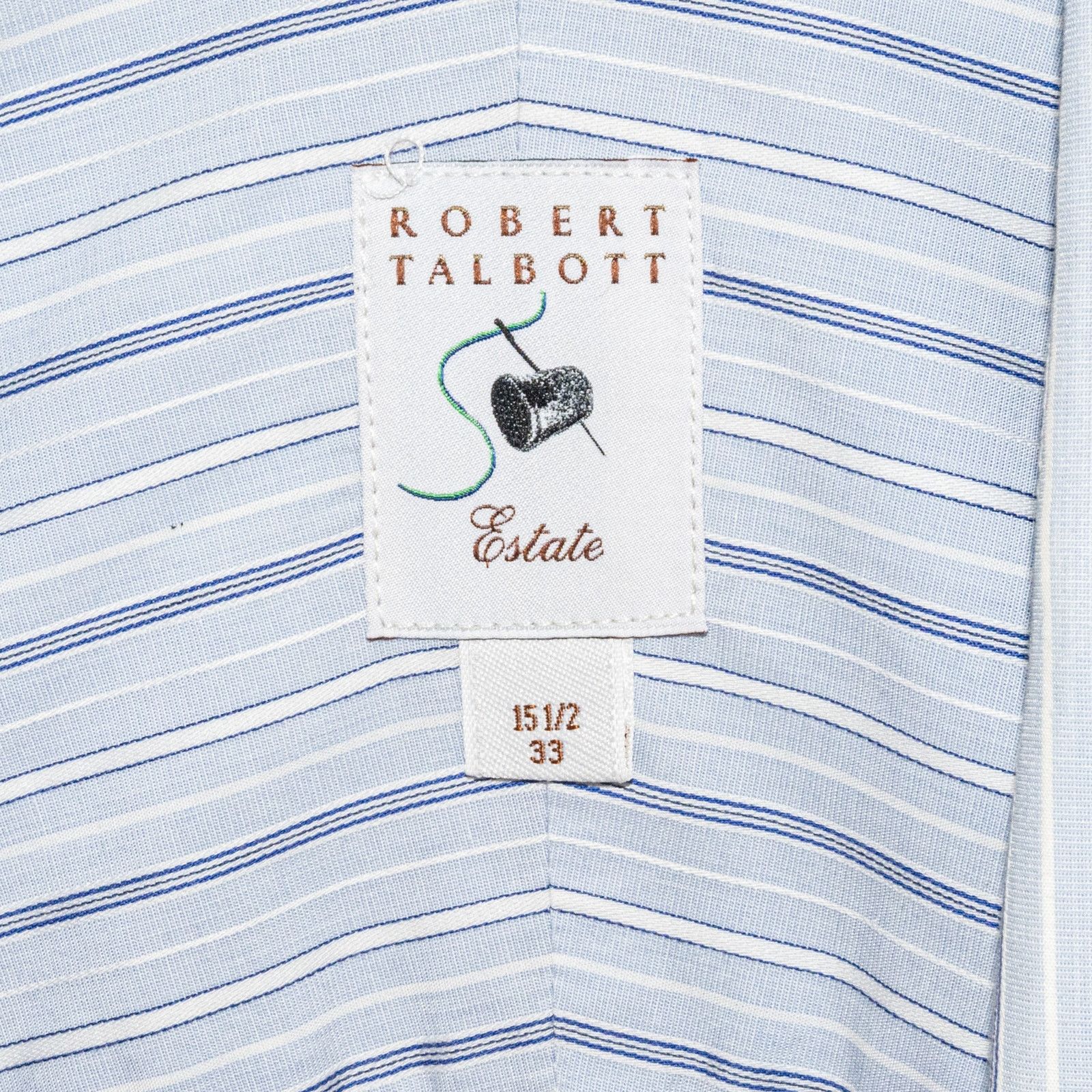 Robert Talbott Robert Talbott Estate collection Dress Shirt Blue stripe Size US M / EU 48-50 / 2 - 4 Thumbnail
