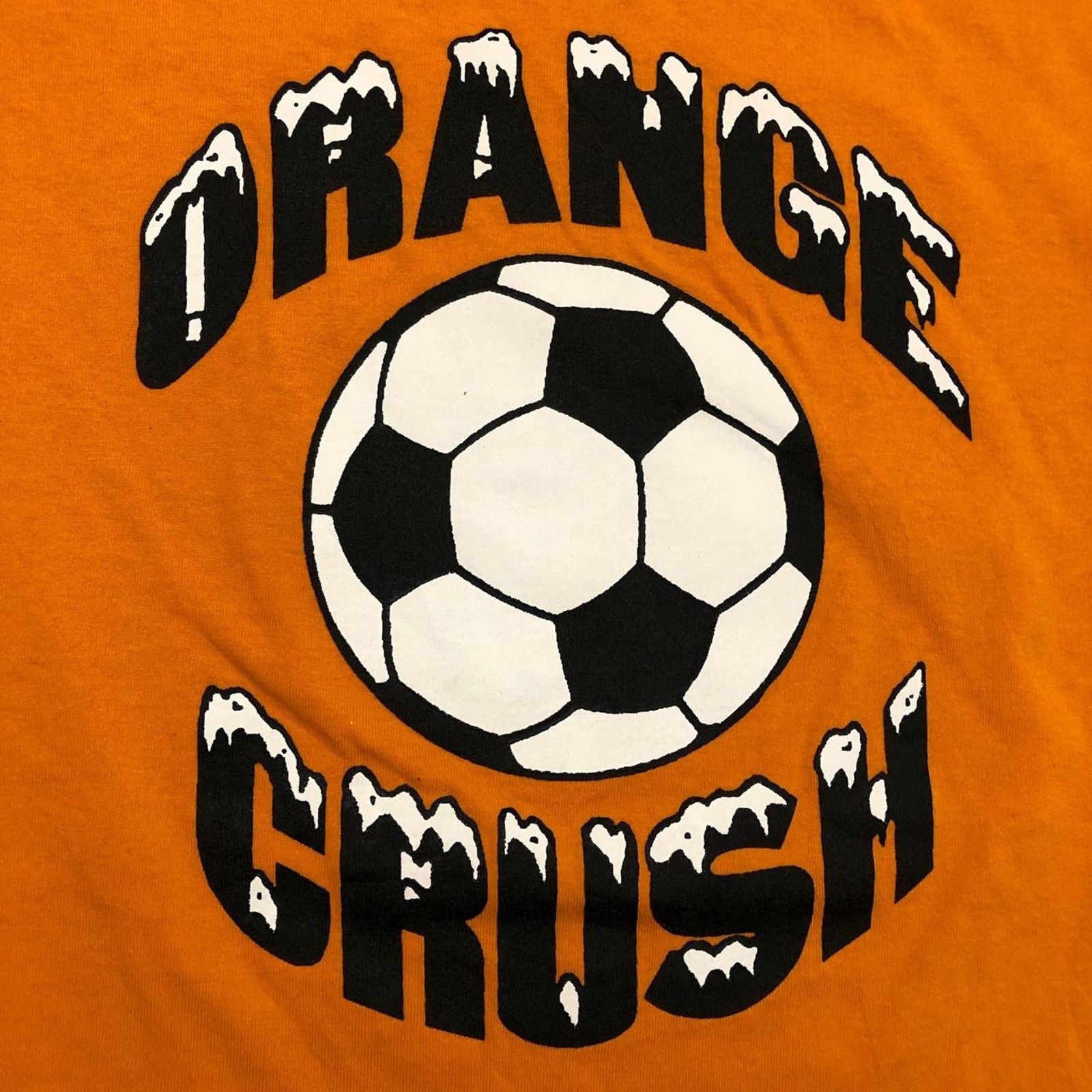 Jerzees Men’s ‘Orange Crush’ Soccer Graphic Tee Size US M / EU 48-50 / 2 - 3 Thumbnail