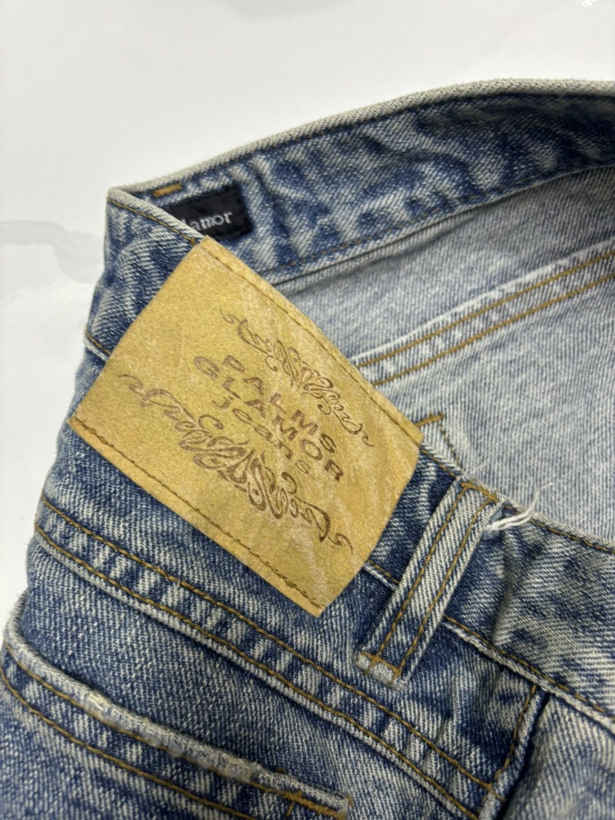 Hysteric Glamour Flare Jeans Distress Palm Glamor Bootcut Flared Jeans Size 28" / US 6 / IT 42 - 10 Thumbnail