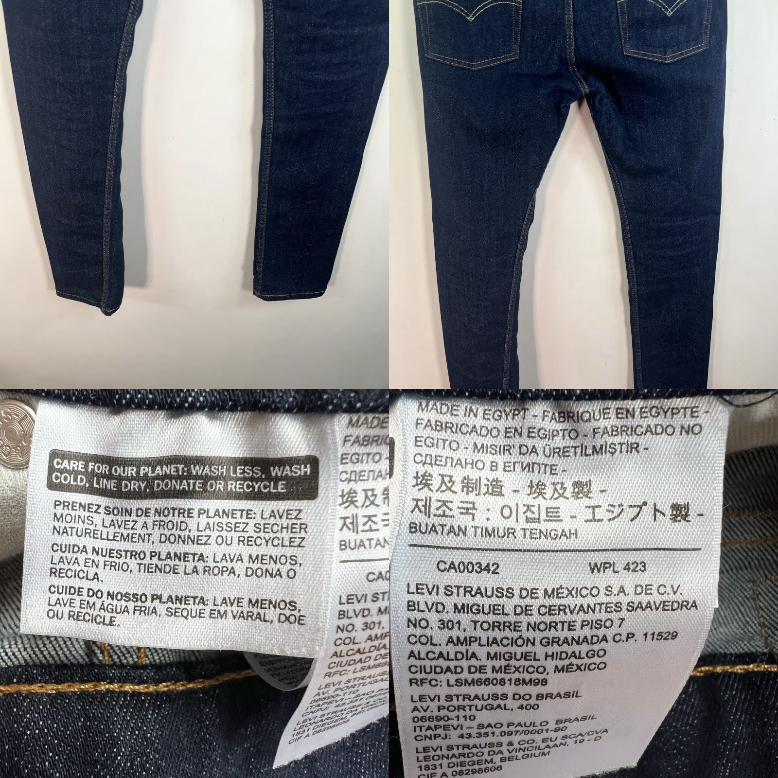 Levi's Vintage Levi's 510 Slim Fit Jeans Size 32 Men Blue 90s Denim Casual Straight Size US 32 / EU 48 - 8 Thumbnail