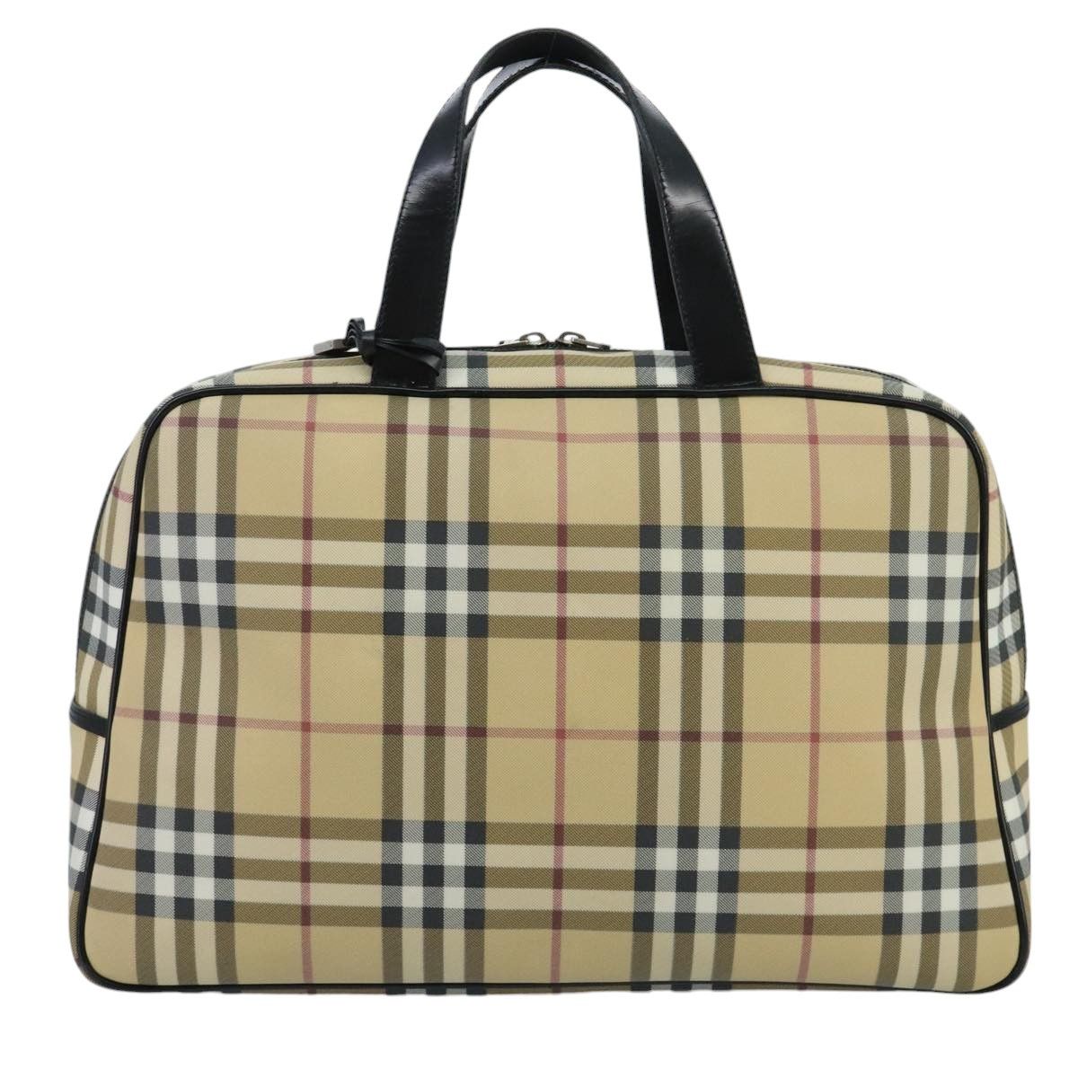 Burberry Nova Check Beige Canvas Handbag (Pre-Owned) Size ONE SIZE - 1 Thumbnail