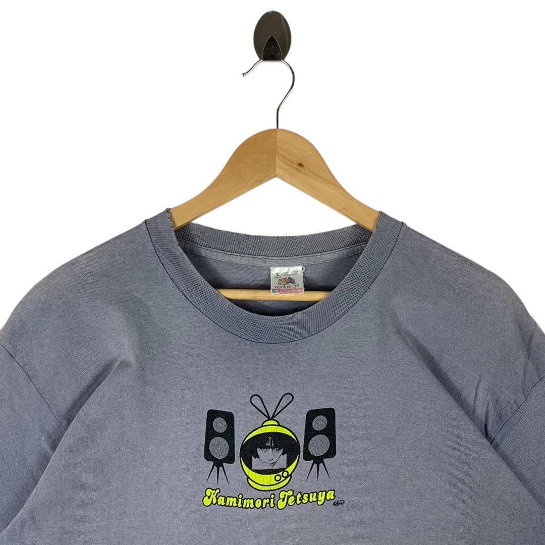 Fruit Of The Loom Vintage 90s Kamimori Tetsuya Factory Anime Tee Shirt Size US L / EU 52-54 / 3 - 2 Thumbnail