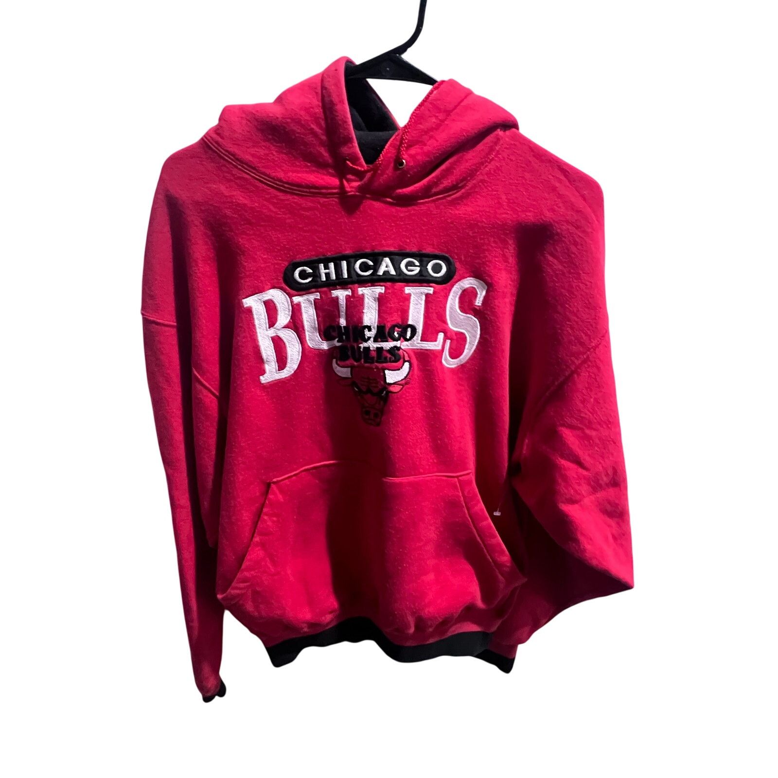 The Game Vintage The Game Chicago Bulls Hoodie XL Red 90s Made USA Size US XL / EU 56 / 4 - 1 Thumbnail