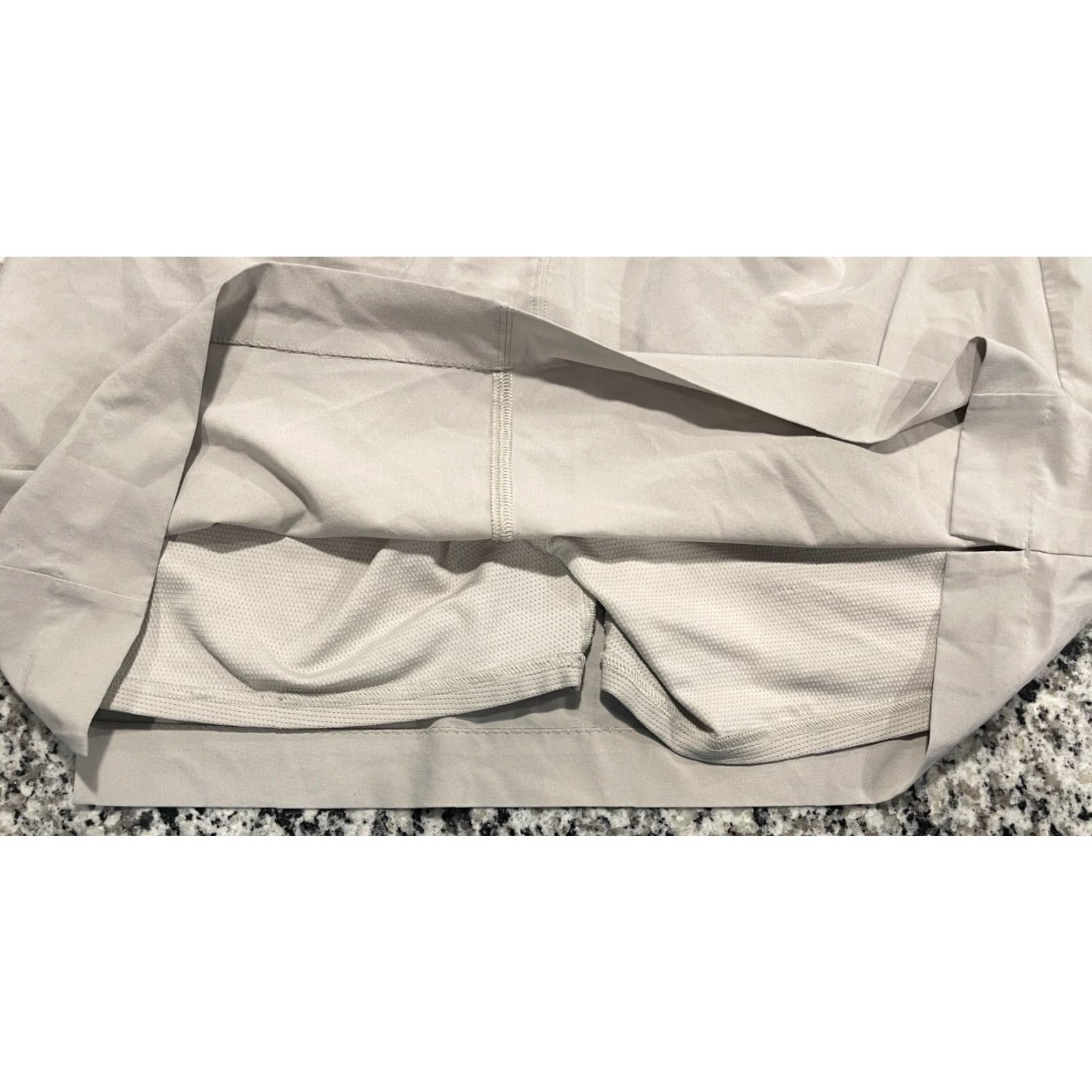 Athleta Athleta Skort Womens 14 Gray Stretch Pockets Zip Activewear Outdoor Casual Athletic Size 36" / US 14 / IT 50 - 4 Thumbnail