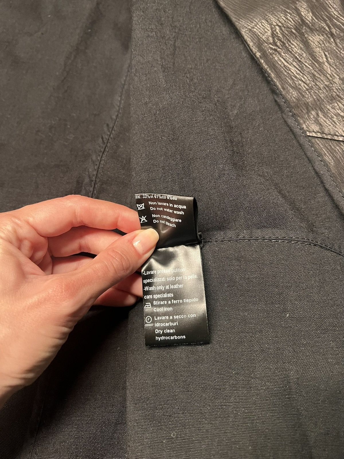 10sei0otto Black leather jacket from 10sei0otto Size US XXL / EU 58 / 5 - 6 Thumbnail