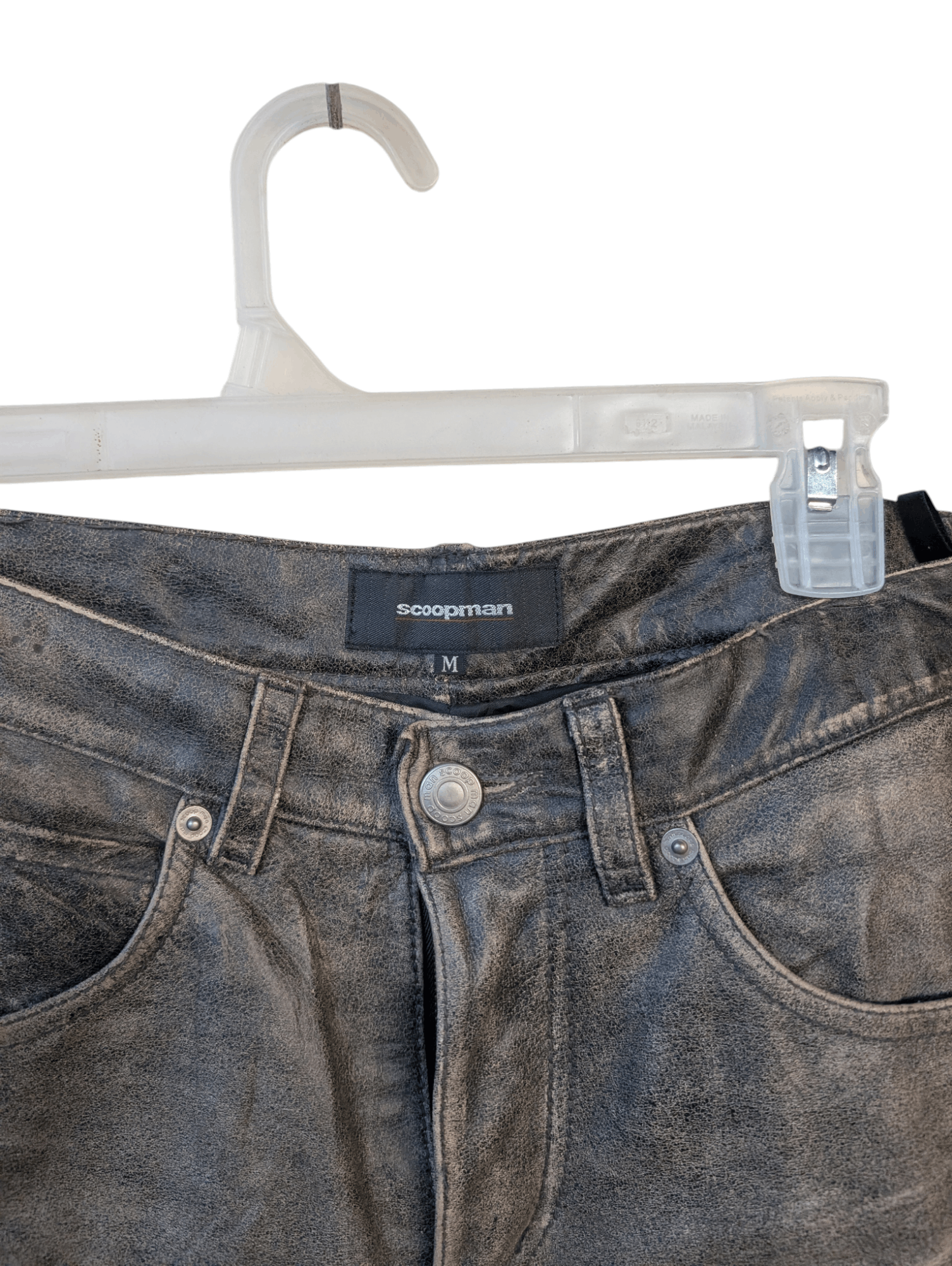 Japanese Brand Vintage Scoopman Japan Leather Pant Size US 30 / EU 46 - 6 Thumbnail