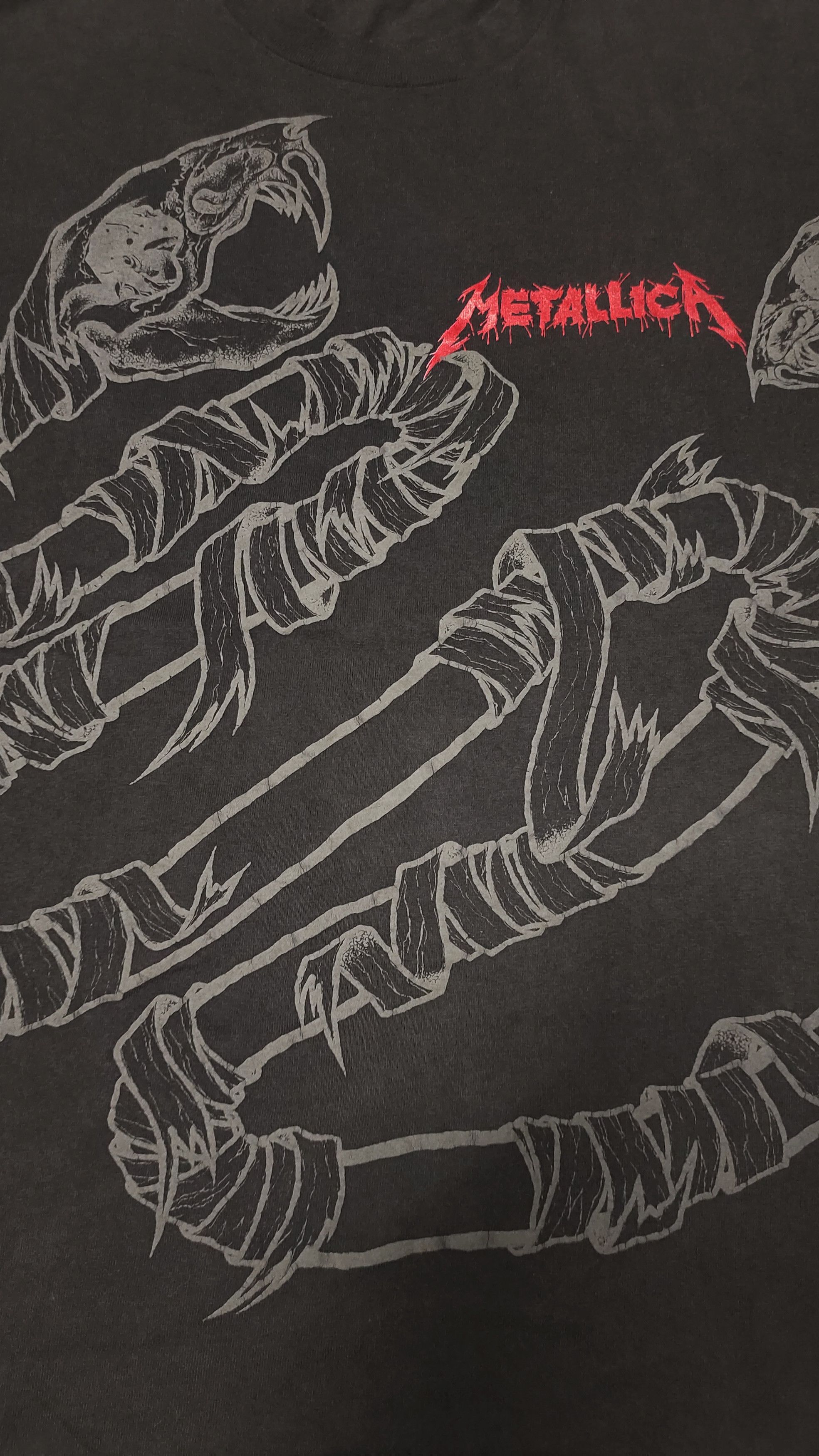 Band Tees Vintage 1992 Metallica Snake Pushead Size US L / EU 52-54 / 3 - 3 Thumbnail