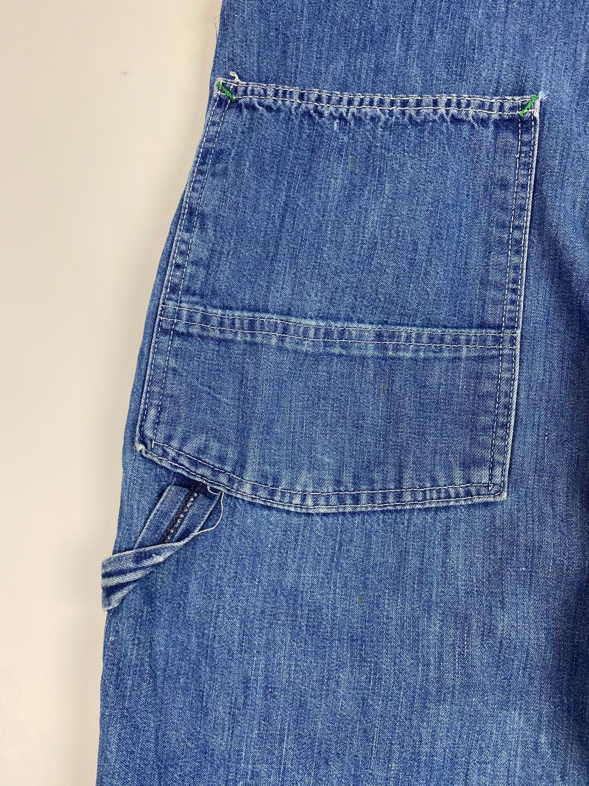 Vintage 1980’s Vintage Big Smith Blue Denim Bib Overalls Size US 34 / EU 50 - 15 Thumbnail