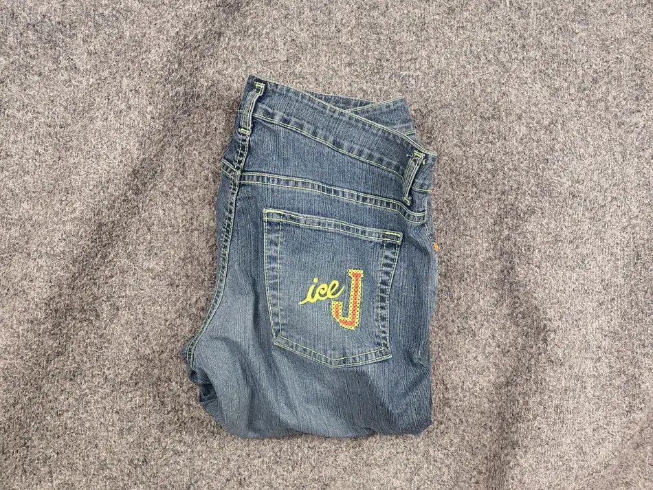 Iceberg Vintage 90's Iceberg Ice J Logo Blue Denim Jeans Size US 30 / EU 46 - 1 Thumbnail