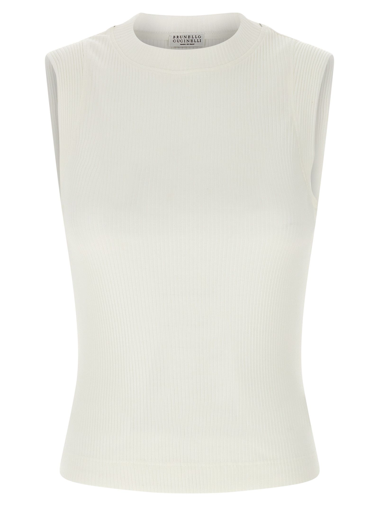 Brunello Cucinelli Ribbed Top Size XS / US 0-2 / IT 36-38 - 1 Thumbnail