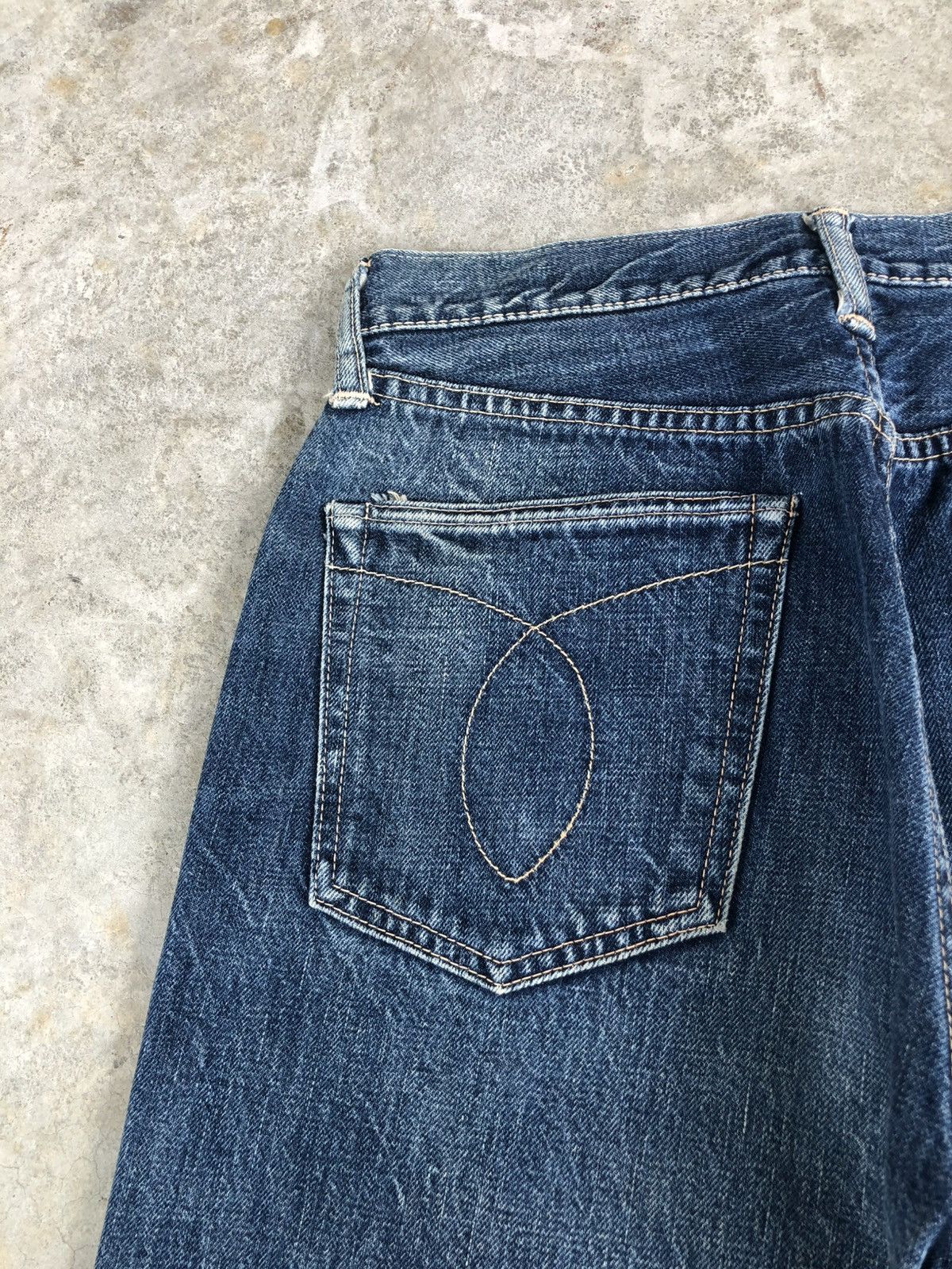 Warehouse & Co. Japanese Warehouse Duck Digger Selvedge Denim Diatressed Size US 28 / EU 44 - 17 Thumbnail