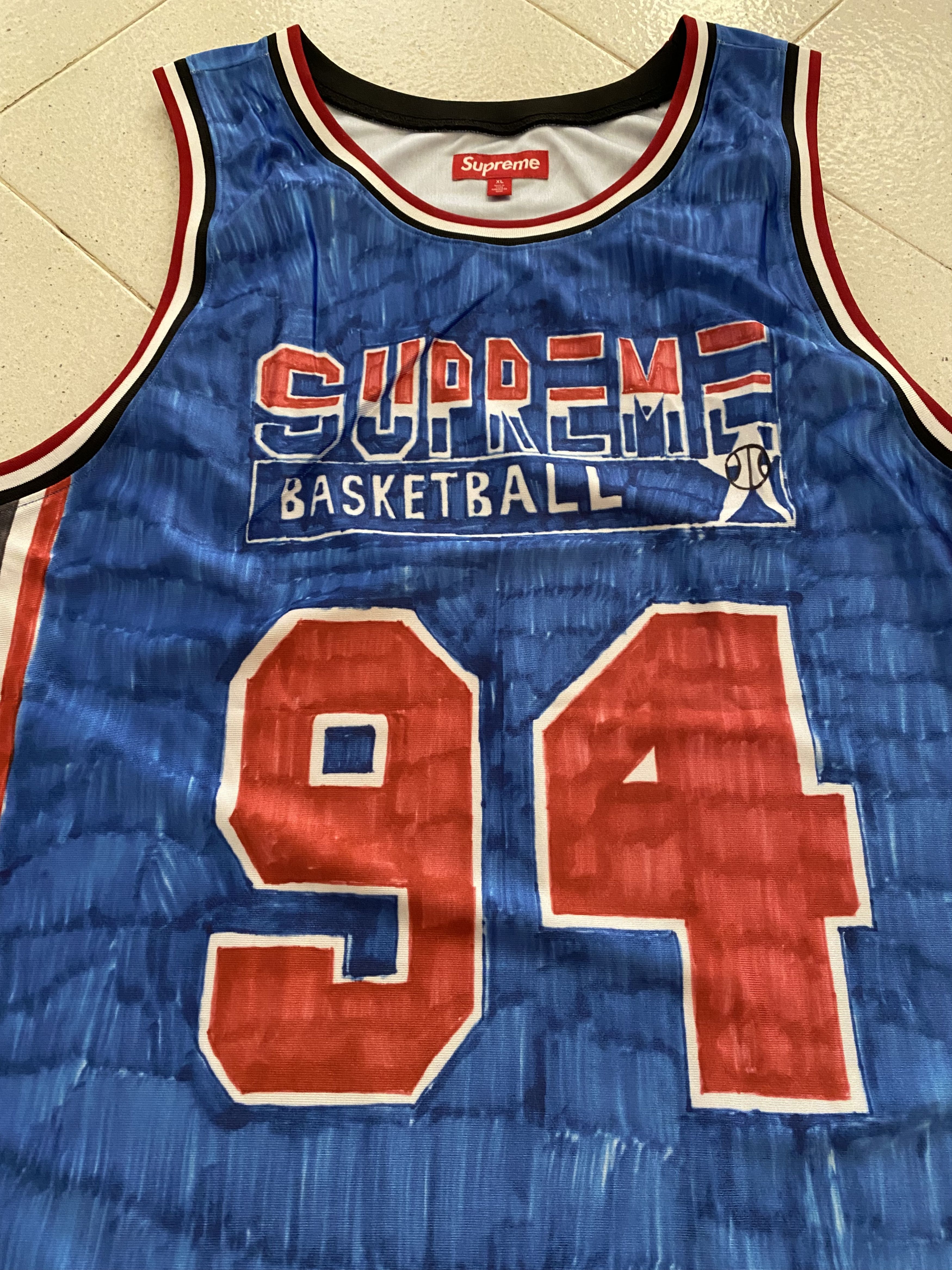 Supreme Supreme Basketball Jersey Size US XL / EU 56 / 4 - 4 Thumbnail