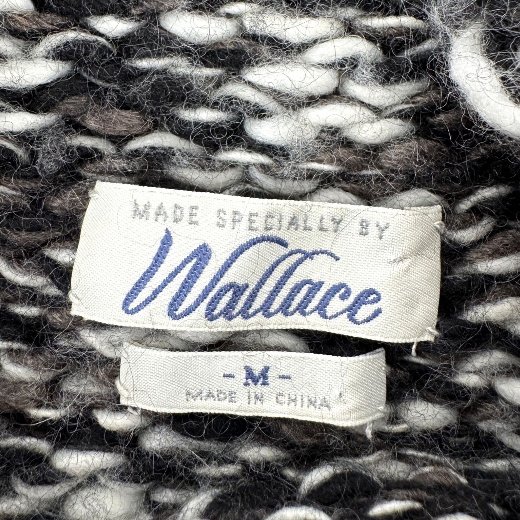 MZ Wallace VINTAGE Wallace Chunky Knit Wool Mohair Blend Mock Neck Sweater M Size M / US 6-8 / IT 42-44 - 2 Thumbnail