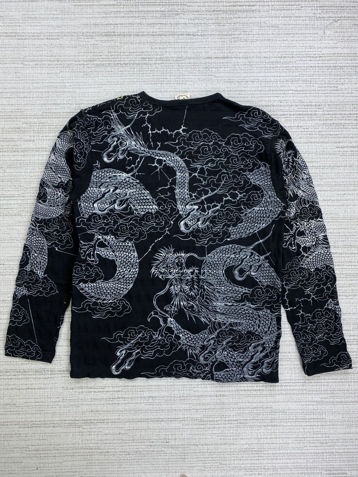 Dragonfly × Japanese Brand × Vintage Vintage Dragonfly Japan Full Printed Embroidery Shirt Size US M / EU 48-50 / 2 - 2 Thumbnail