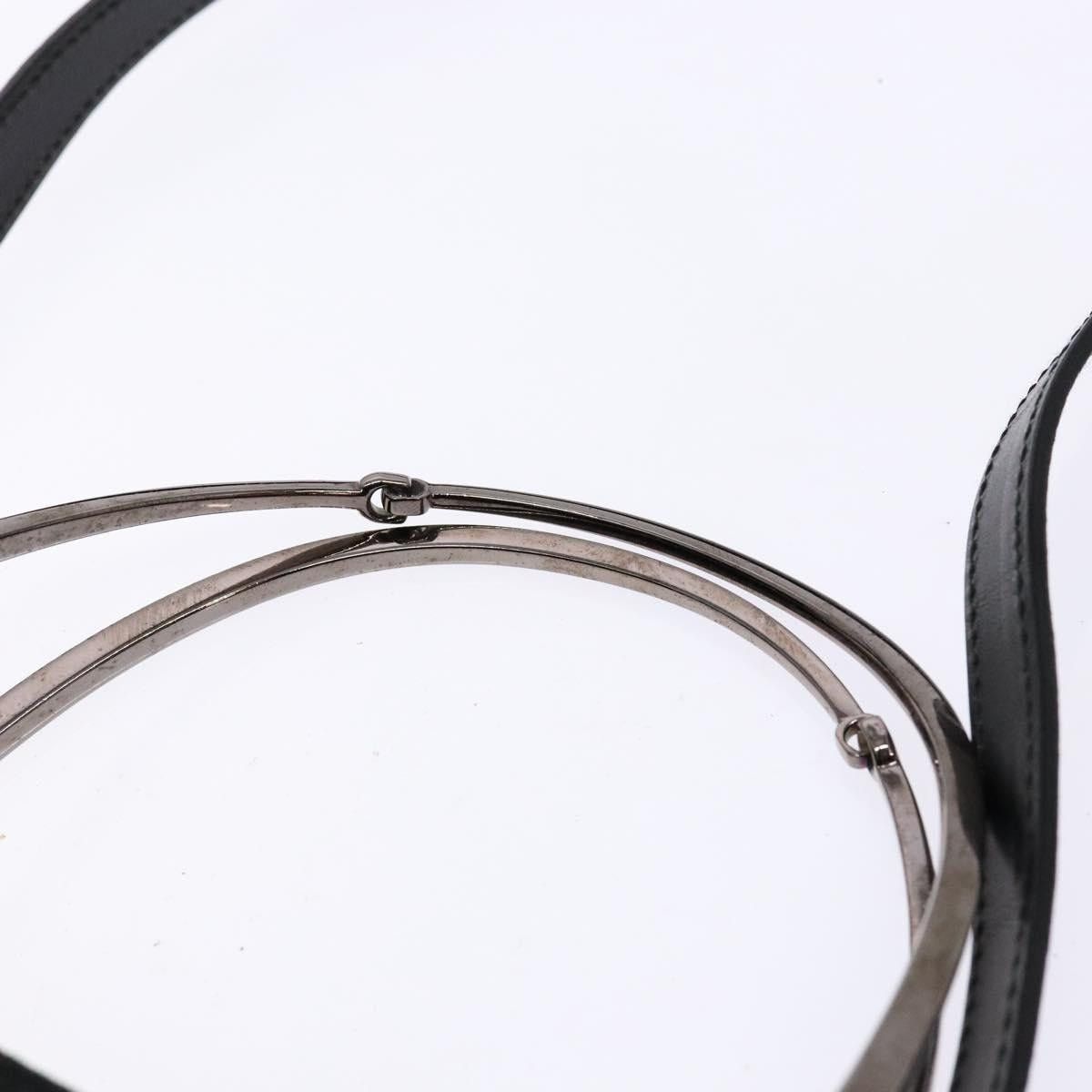 Gucci GUCCI Hand Bag Nylon Black Silver 002 1028 002 1028 Size ONE SIZE - 8 Thumbnail