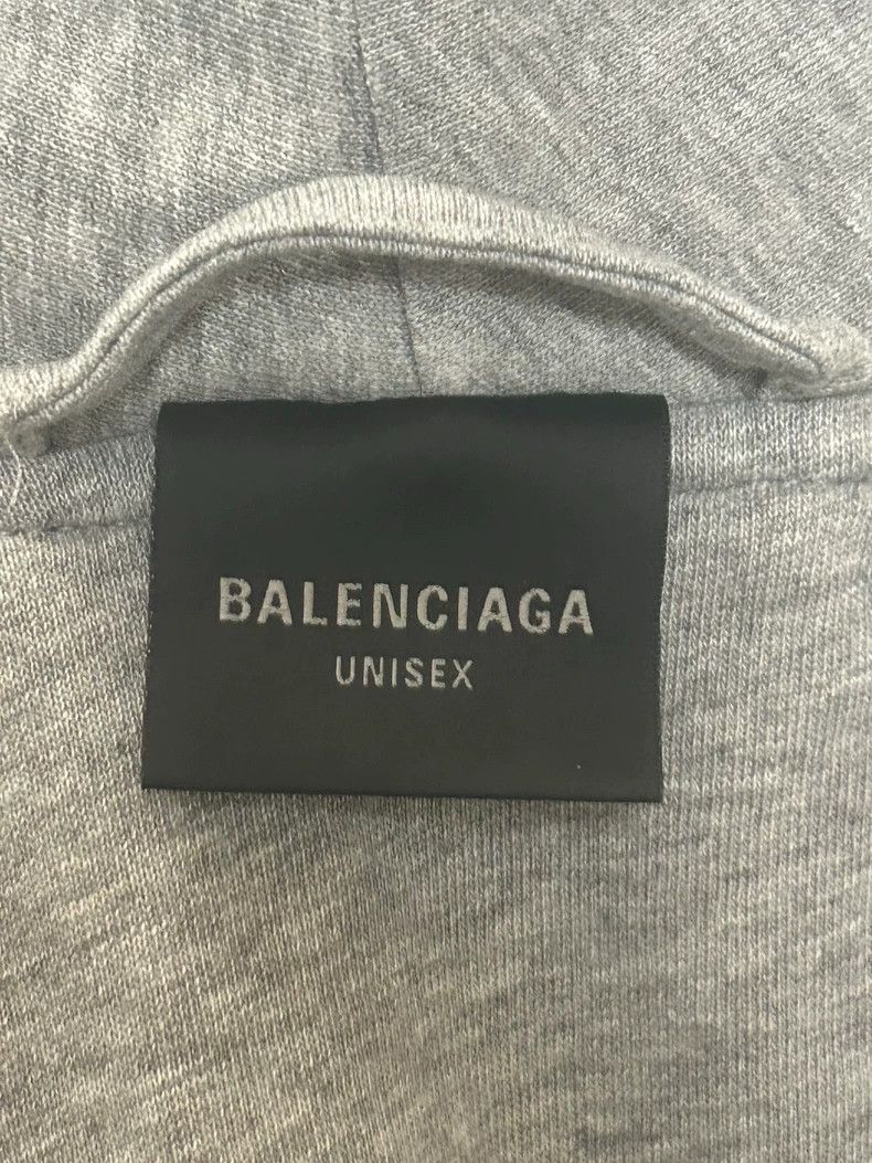 Balenciaga Balenciaga Hood gray four-sleeve coat sweater Size US S / EU 44-46 / 1 - 3 Thumbnail