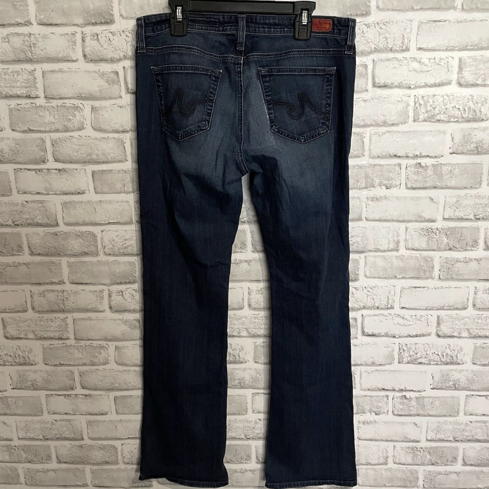 Vintage AG Adriano Goldschmied Angelina Petite Bootcut Jeans Womens 29R x30 Blue Boots cut Petite Womens Size 29" - 5 Thumbnail