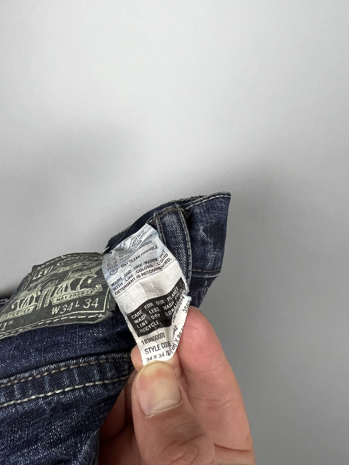 Levi's Vintage Clothing Levis 511 Engineer Jeans Workwear Size US 34 / EU 50 - 10 Thumbnail
