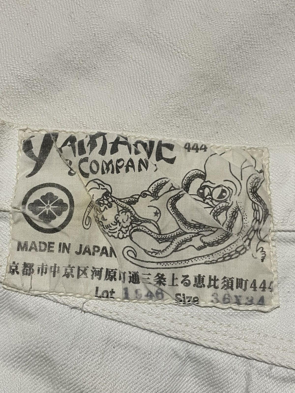 Evisu Evisu Yamane Denim White Selvedge Distresed Size US 34 / EU 50 - 16 Thumbnail