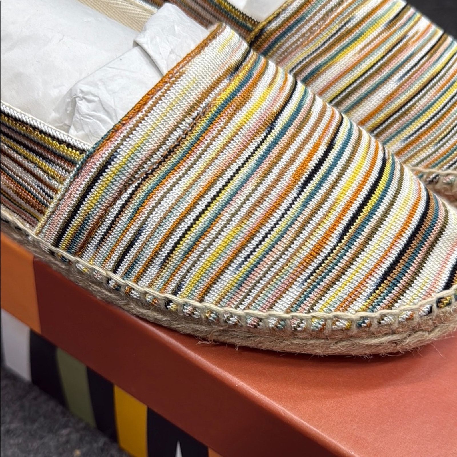 Missoni NWT Missoni Striped Espadrille sneakers Size 37 US 7 Size US 7 / IT 37 - 3 Thumbnail