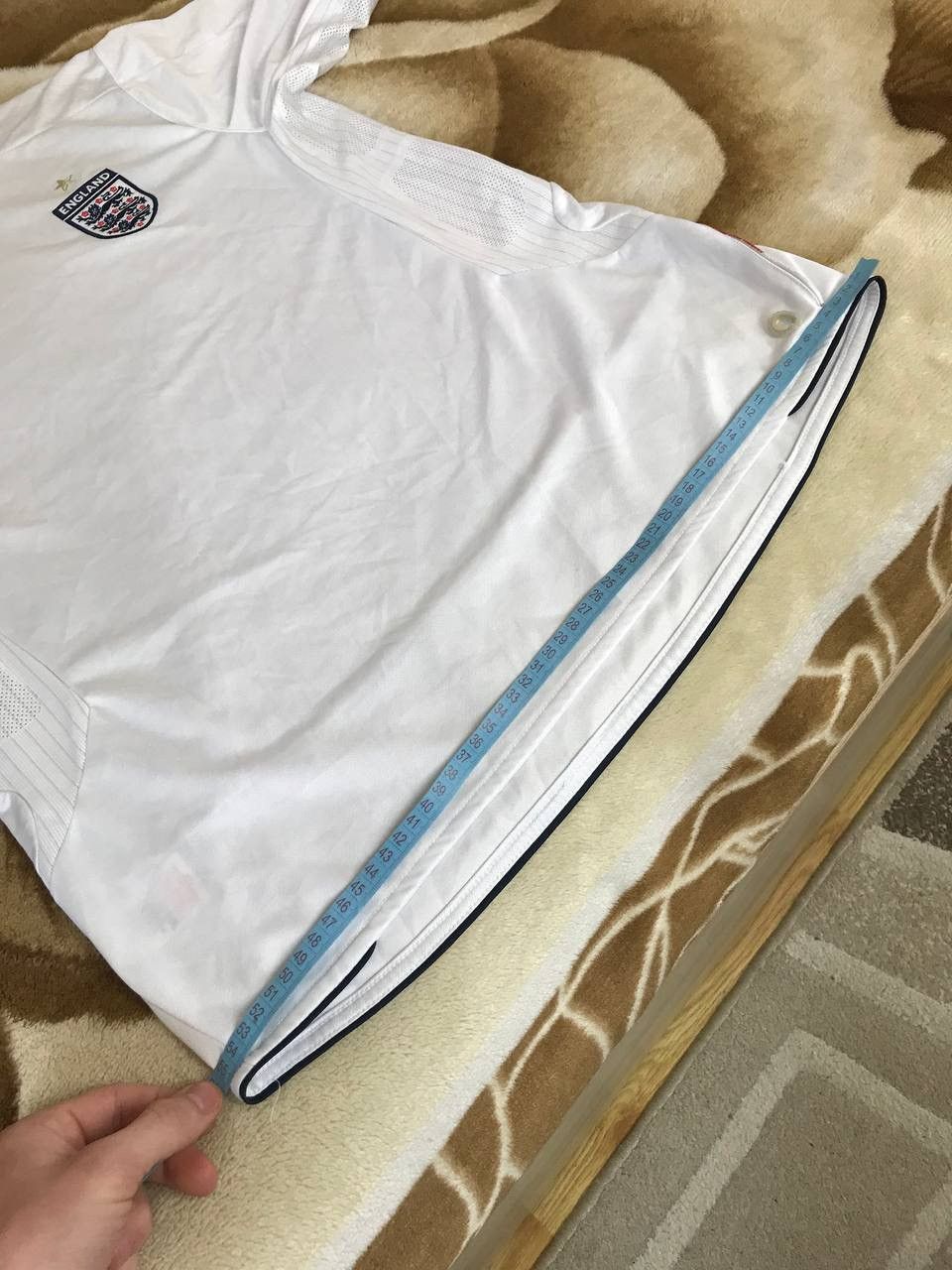 Umbro × Vintage 🔥 UMBRO ENGLAND 2005 2007 HOME FOOTBALL SOCCER JERSEY tshirt Size US L / EU 52-54 / 3 - 10 Thumbnail