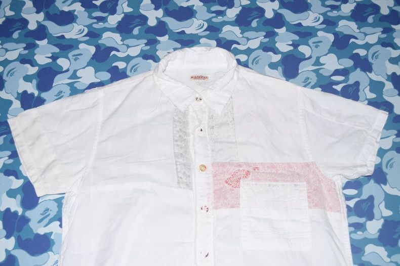 Kapital Kountry KAPITAL KOUNTRY Patchwork Short Sleeve Shirt Size US S / EU 44-46 / 1 - 3 Thumbnail