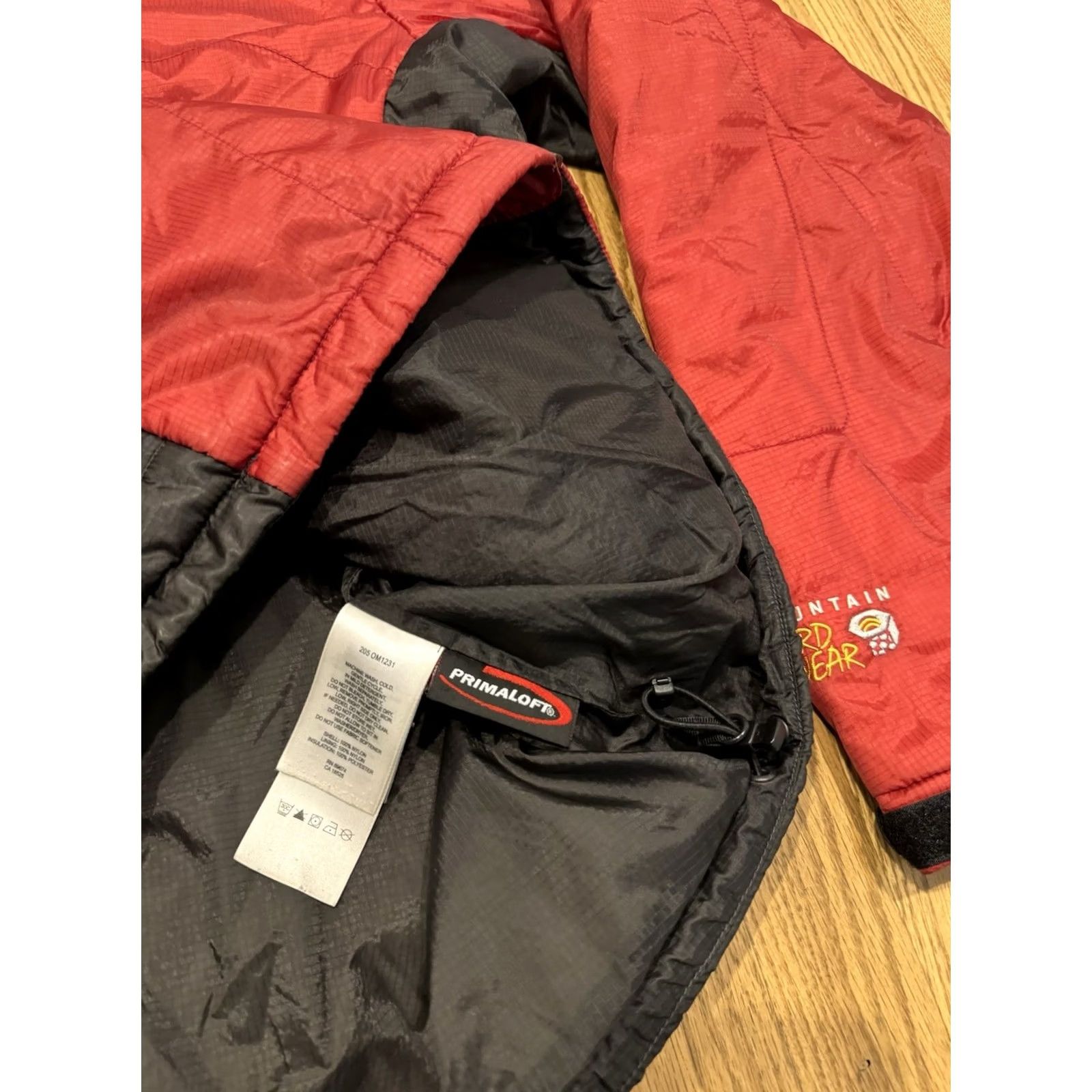 Mountain Hardwear Mountain Hardwear Primaloft Jacket Men’s L Red Full Zip Pockets Insulated Nylon Shell Size US L / EU 52-54 / 3 - 5 Thumbnail