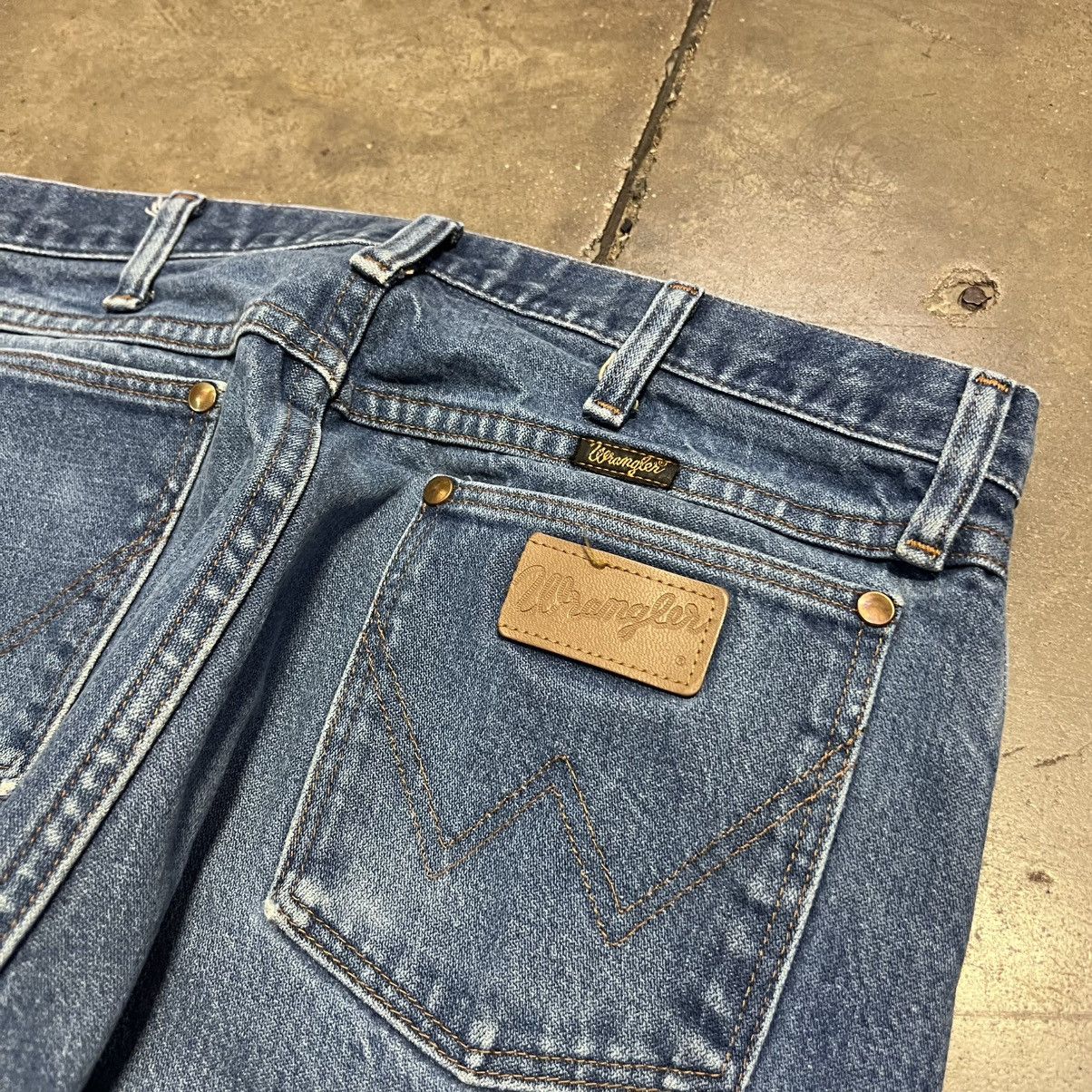 Vintage × Wrangler Vintage Wrangler 13MWZ Cowboy Cut Western Denim Jeans 90s Size US 34 / EU 50 - 4 Thumbnail