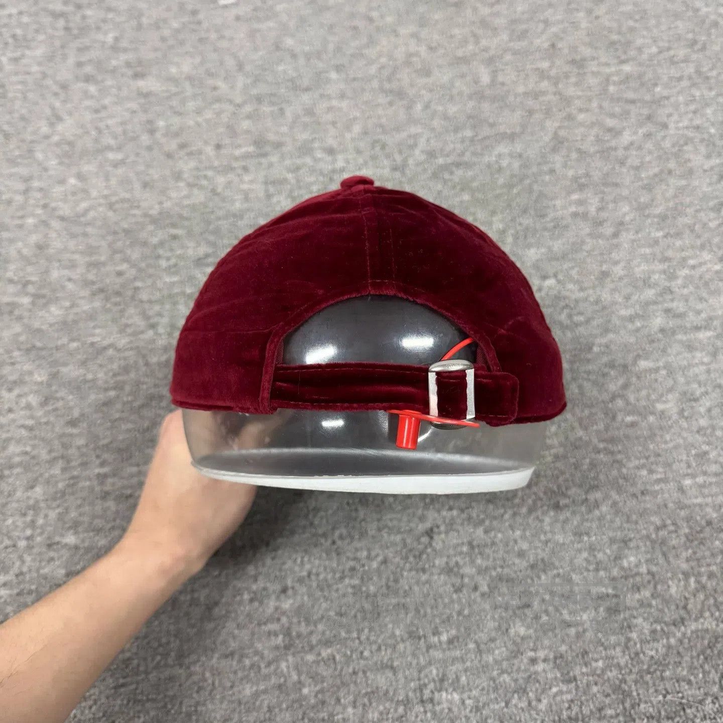 Celine CELINE Velvet letter embroidered baseball cap| Size ONE SIZE - 4 Thumbnail