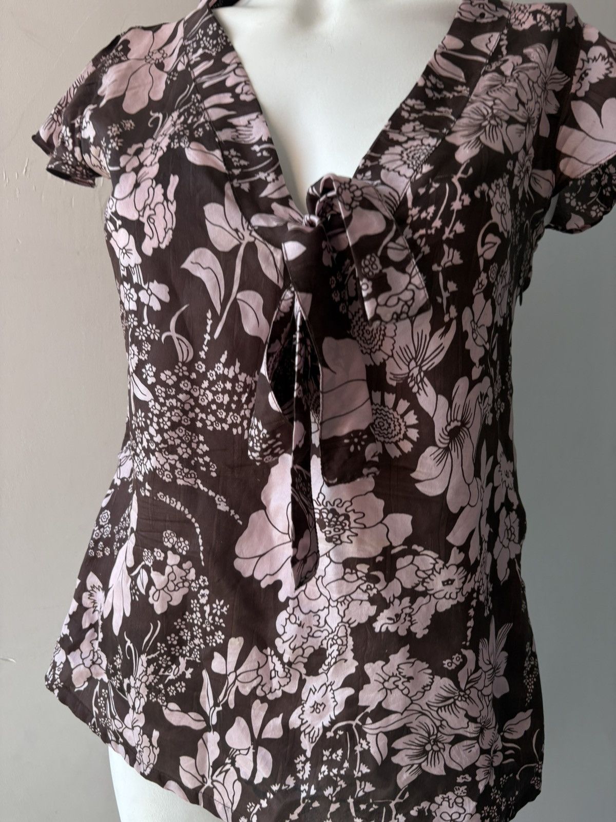 Vintage Silk blouse Size M / US 6-8 / IT 42-44 - 7 Thumbnail