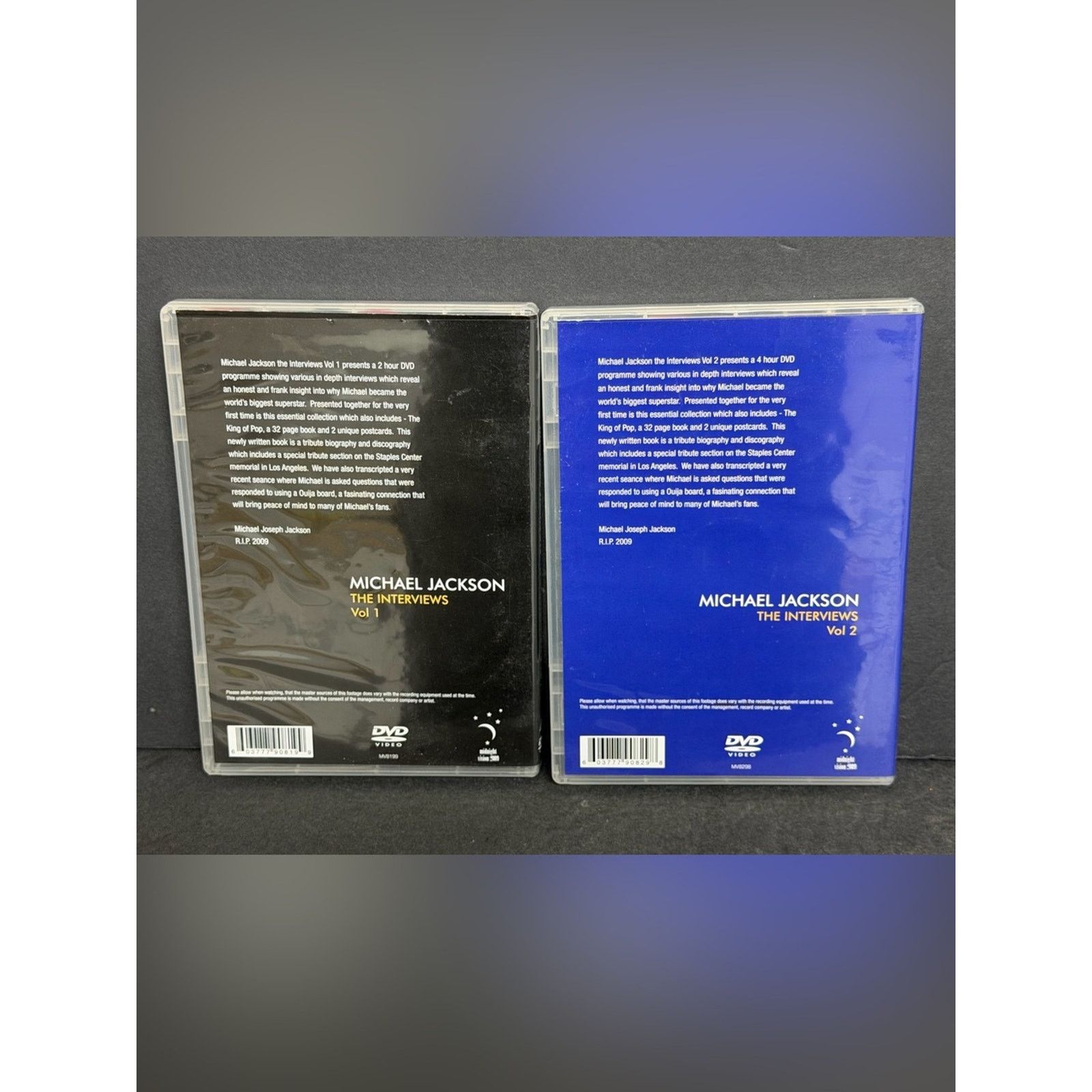 Michael Jackson: The Interviews, Vol. 1 & 2 Dvd) in Black, Men's — image 2 of 3