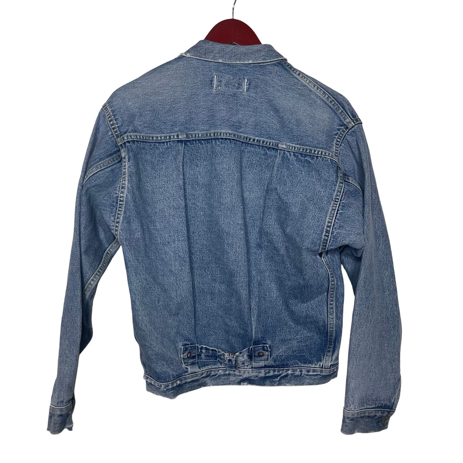 Other New Oblada Japanese Denim Jacket in Vintage Blue Unisex Sz M Size US M / EU 48-50 / 2 - 3 Thumbnail