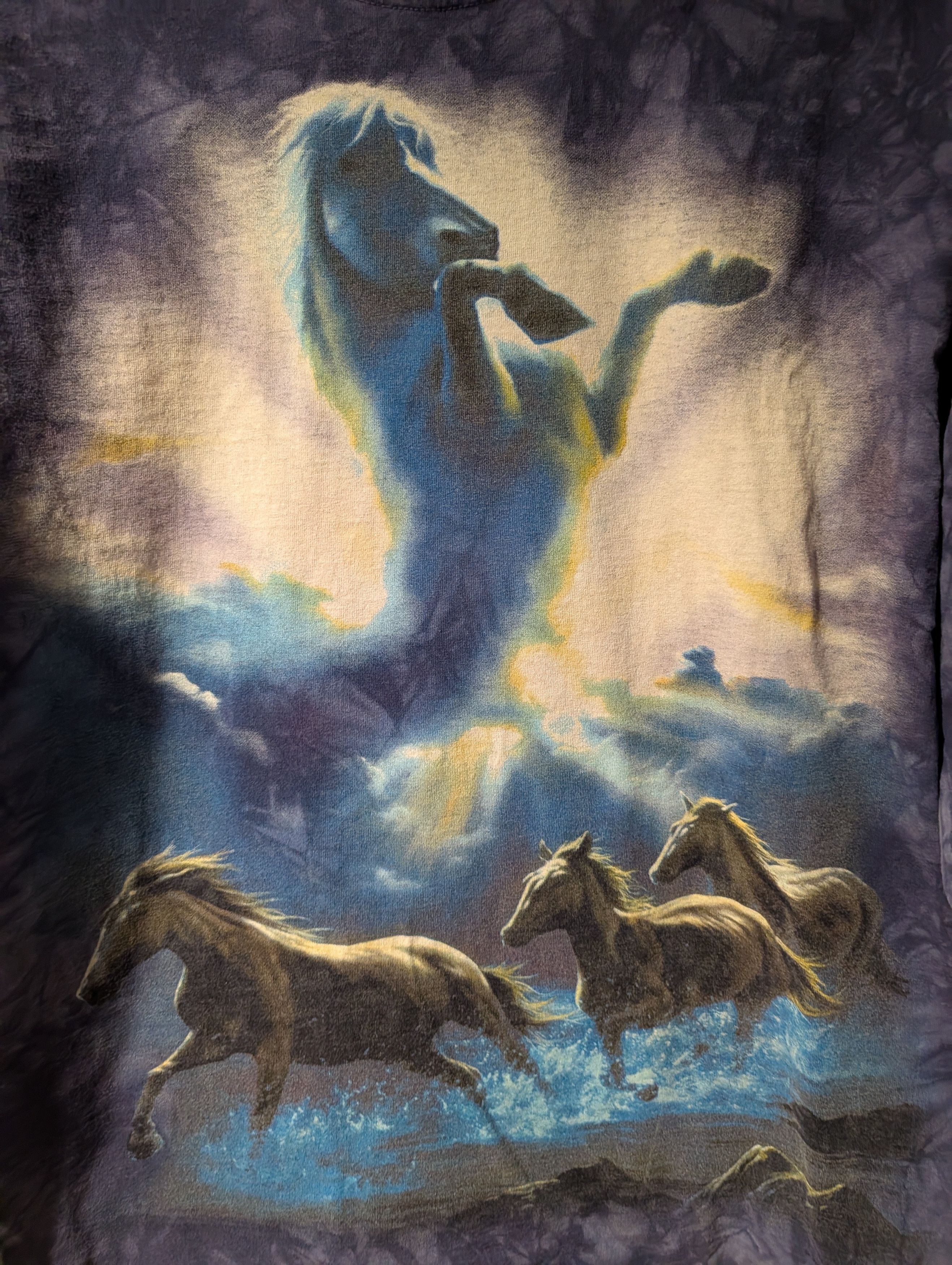 The Mountain Vintage 2004 The Mountain Shirt MED Horses Long Sleeve Size US M / EU 48-50 / 2 - 2 Thumbnail