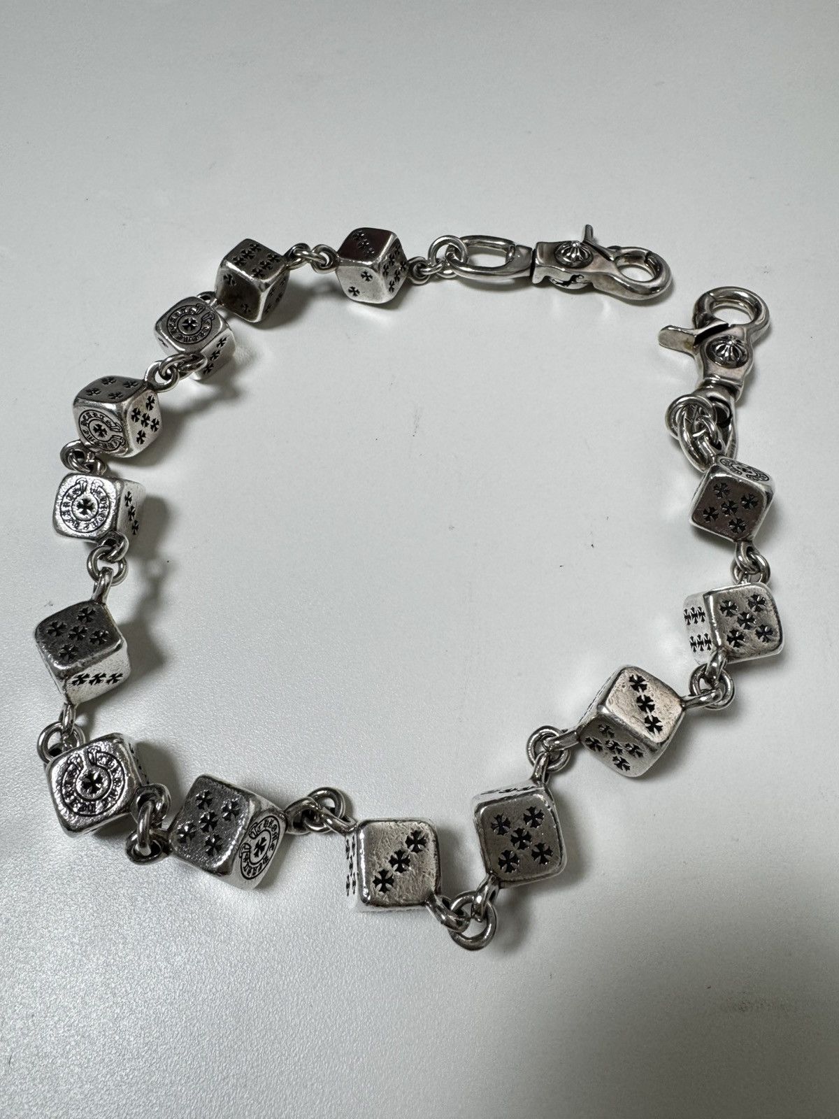 †Chrome Hearts†Diceで魅せるCHの遊び心。唯一無二の存在感。 CHROME HEARTS》 DICE WALLET CHAIN