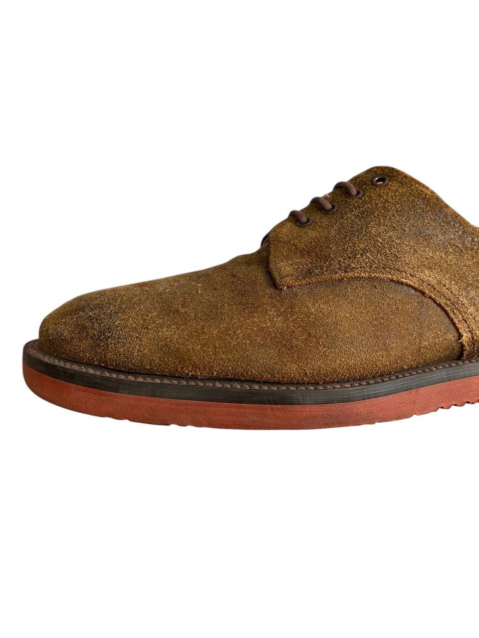 George Cox Geroge Cox Broken Suede Brown Derby Shoes Size US 10 / EU 43 - 18 Thumbnail