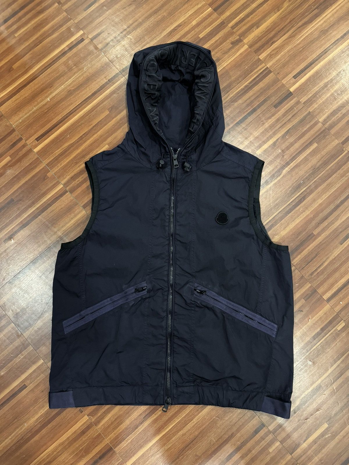 Moncler Moncler Touques Jacket Vest Navy | Grailed