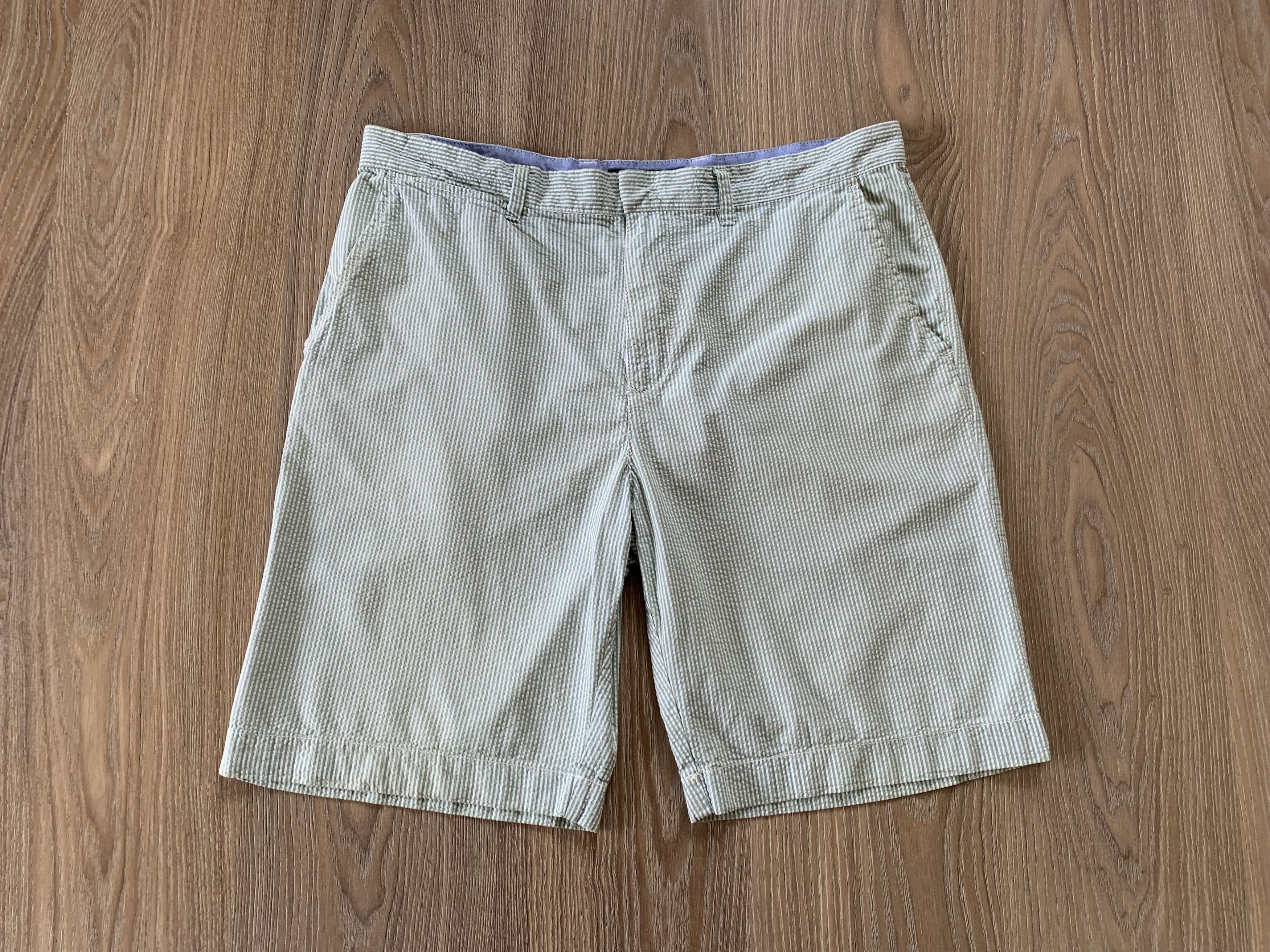 Tommy Hilfiger × Vintage Tommy Hilfiger Stripe Casual Shorts With Waffle Fabric Size US 36 / EU 52 - 2 Thumbnail