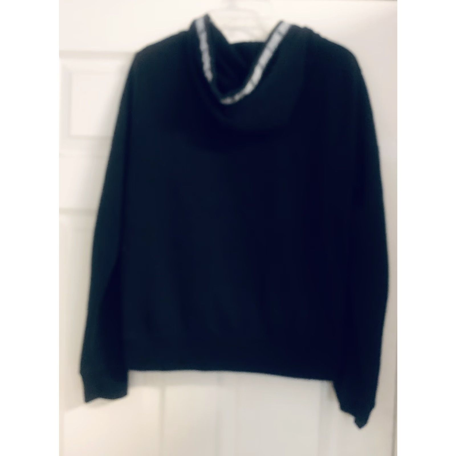 Pinko PINK Sweater Womens M Medium 3/4 Zip Black Long Sleeve Collared Pullover Regular Knit Fleece Vintage No Size M / US 6-8 / IT 42-44 - 4 Thumbnail