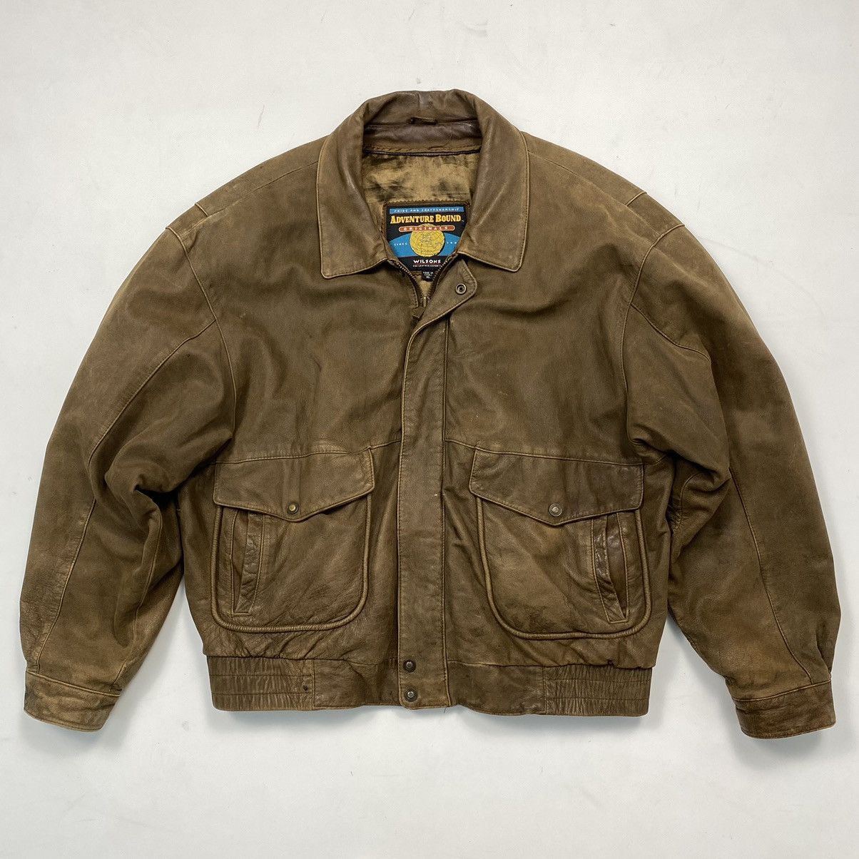Vintage Vintage leather jacket aviator avirex redskins Schott alpha ...
