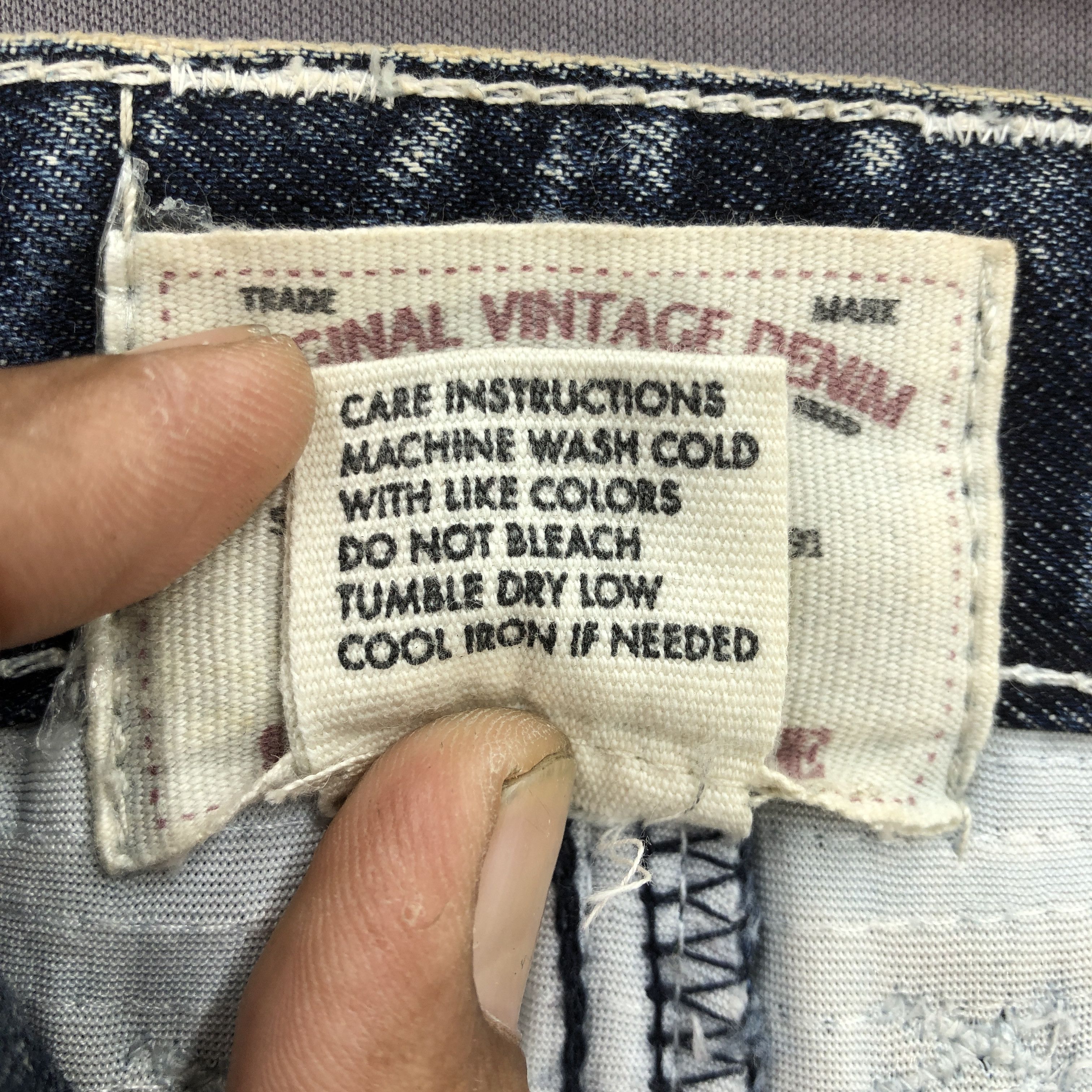 Japanese Brand Vintage Y2K Bikers Jeans Japanese Rider Faded Denim Pants Size US 34 / EU 50 - 7 Thumbnail