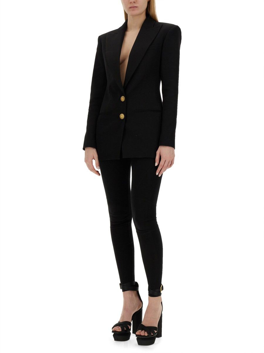 Balmain o1y0525 Blazer in Black Size XS / US 0-2 / IT 36-38 - 4 Thumbnail