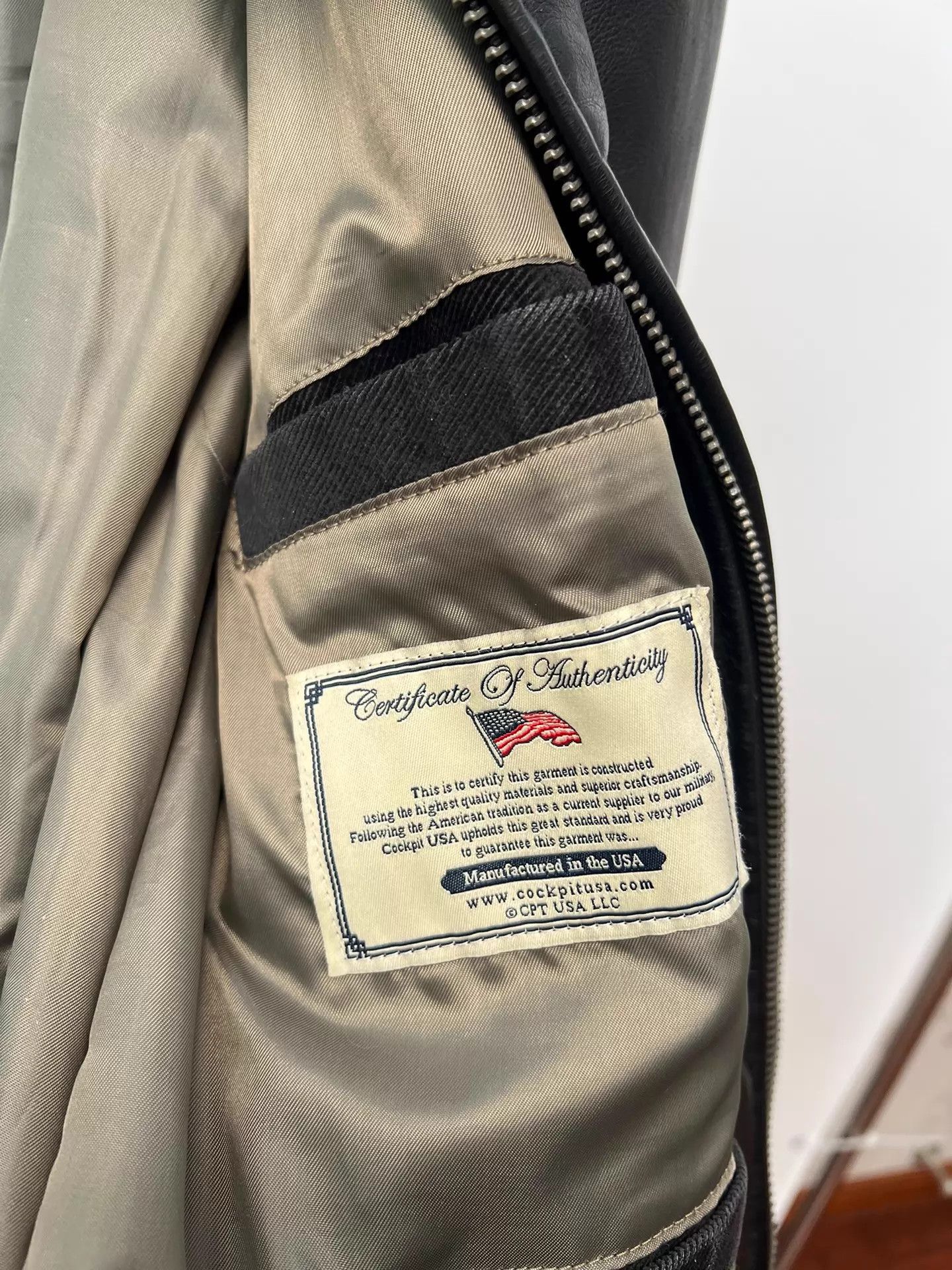 Cockpit USA COCKPIT Tea Core Horsehide Biker Jacket Size US L / EU 52-54 / 3 - 8 Thumbnail