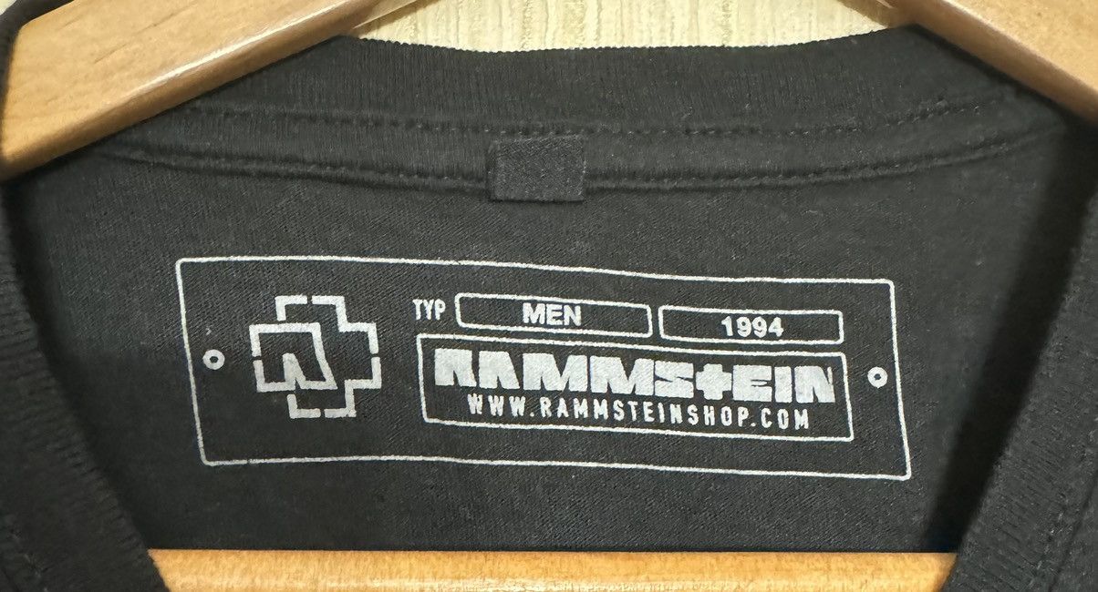 Band Tees × Vintage Vintage Rammstein tee Size US M / EU 48-50 / 2 - 5 Thumbnail