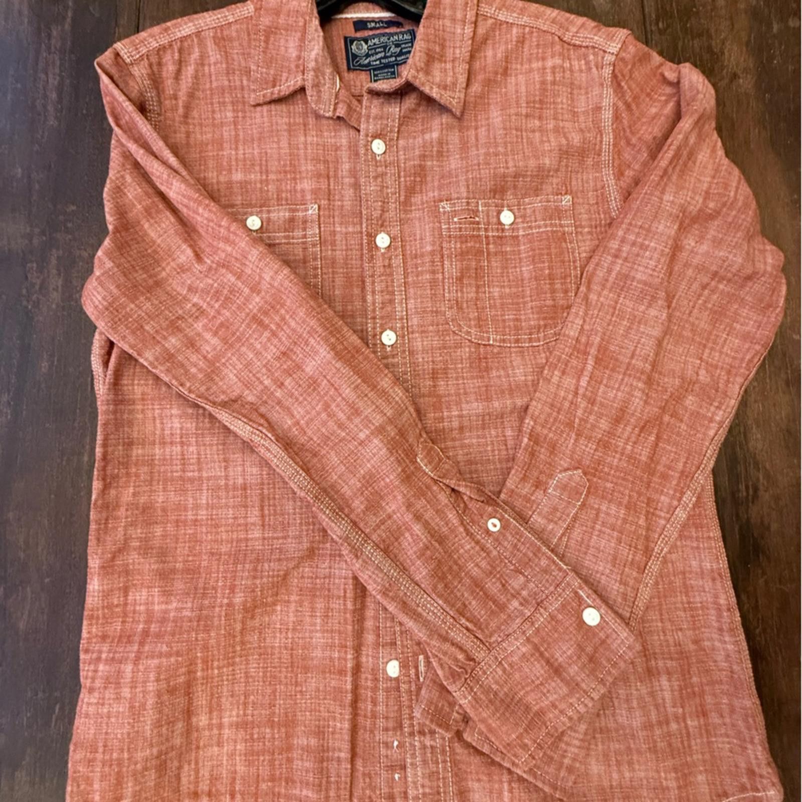 American Rag American Rag Men's Red Shirt Size US S / EU 44-46 / 1 - 1 Thumbnail