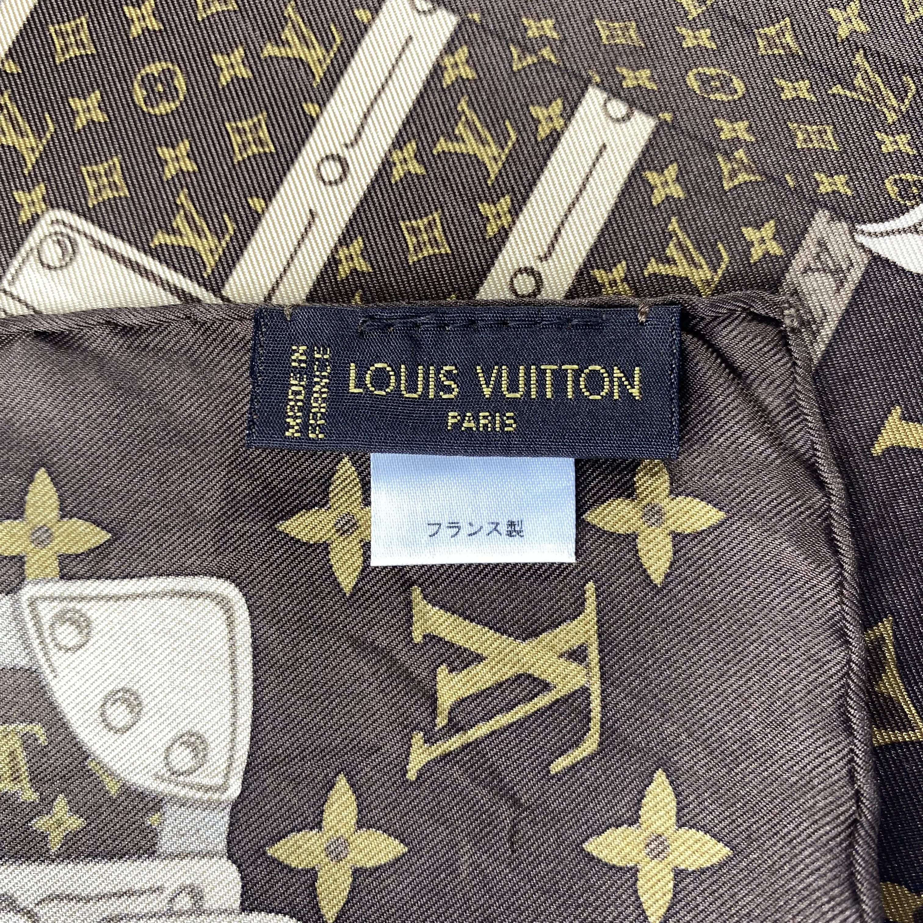 Louis Vuitton Vintage Louis Vuitton Silk Scarf Size ONE SIZE - 6 Thumbnail