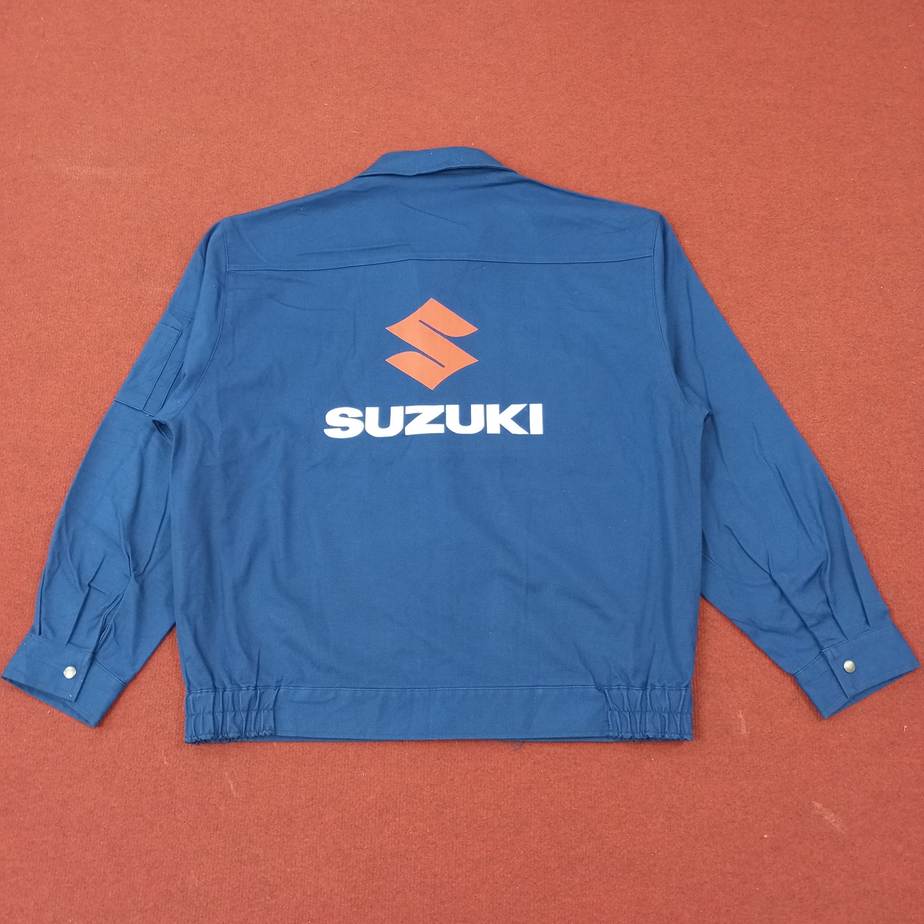 Japanese Brand × Vintage Suzuki Japanese Motorsports Custom Art Jacket c232n3 Size US L / EU 52-54 / 3 - 1 Thumbnail