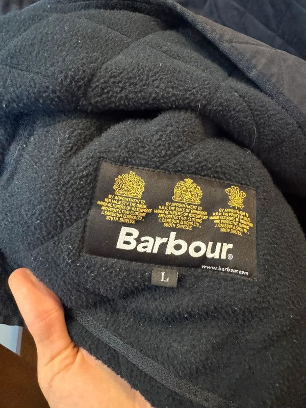 Barbour Barbour Microfibre Polarquilt Navy Jacket L Size US L / EU 52-54 / 3 - 3 Thumbnail