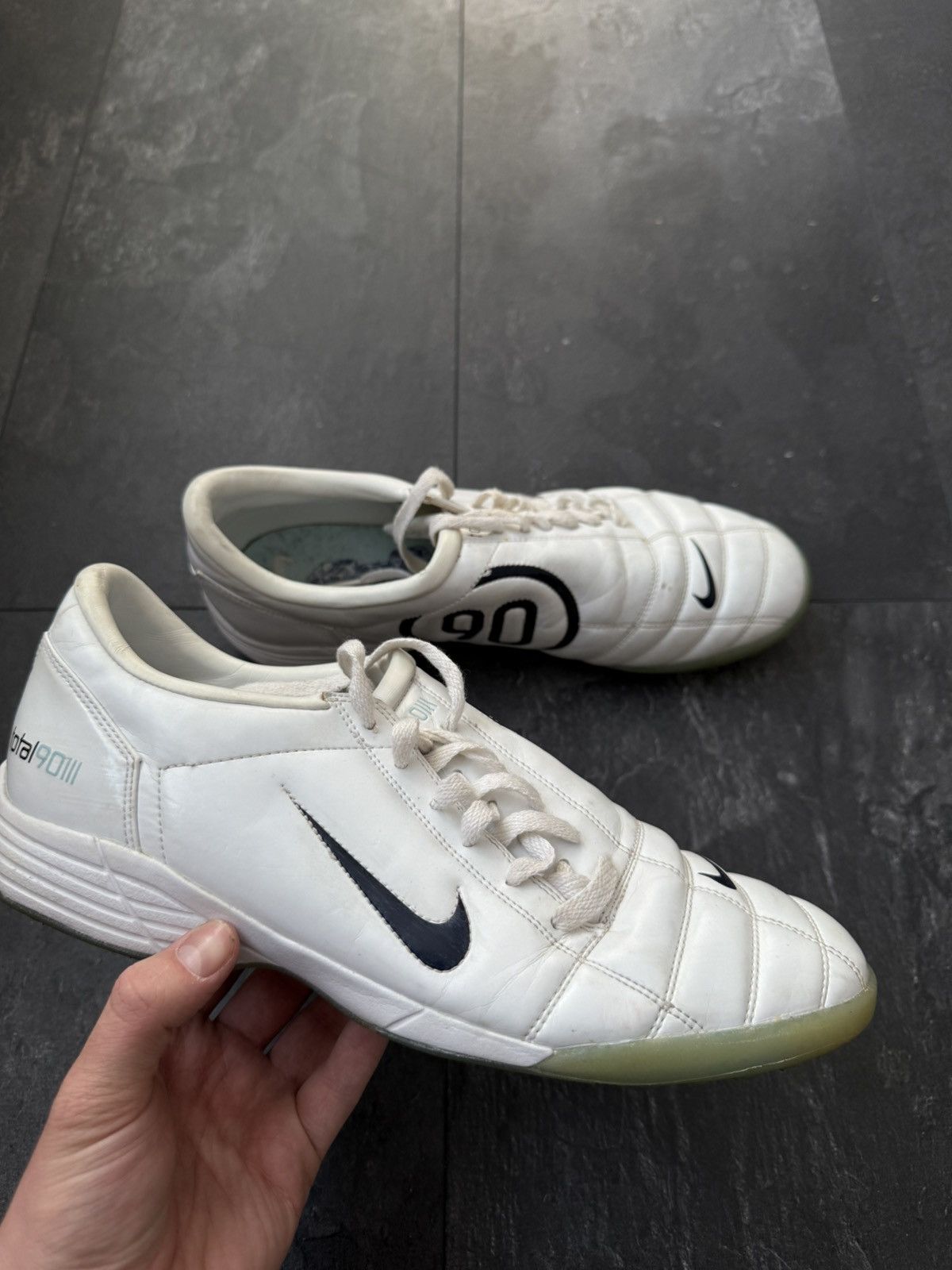 Nike × Vintage Vintage Nike total 90 III soccer football boots Size US 12.5 / EU 45-46 - 4 Thumbnail