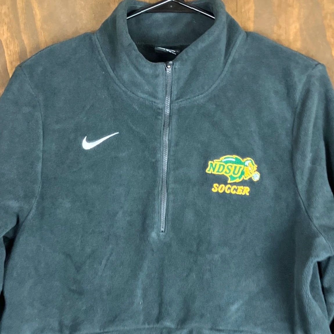 Nike Nike Mens Jacket Black Pullover 1/4 Zip Long Sleeve 100% Polyester Medium Size US M / EU 48-50 / 2 - 2 Thumbnail